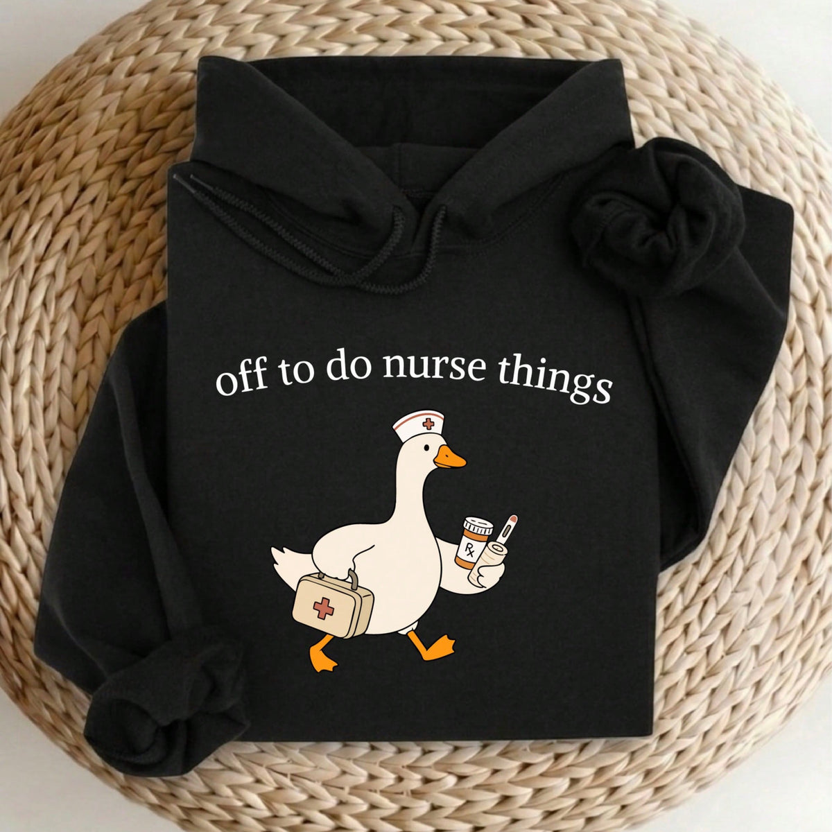 Off To Do Nurse Things Hoodie