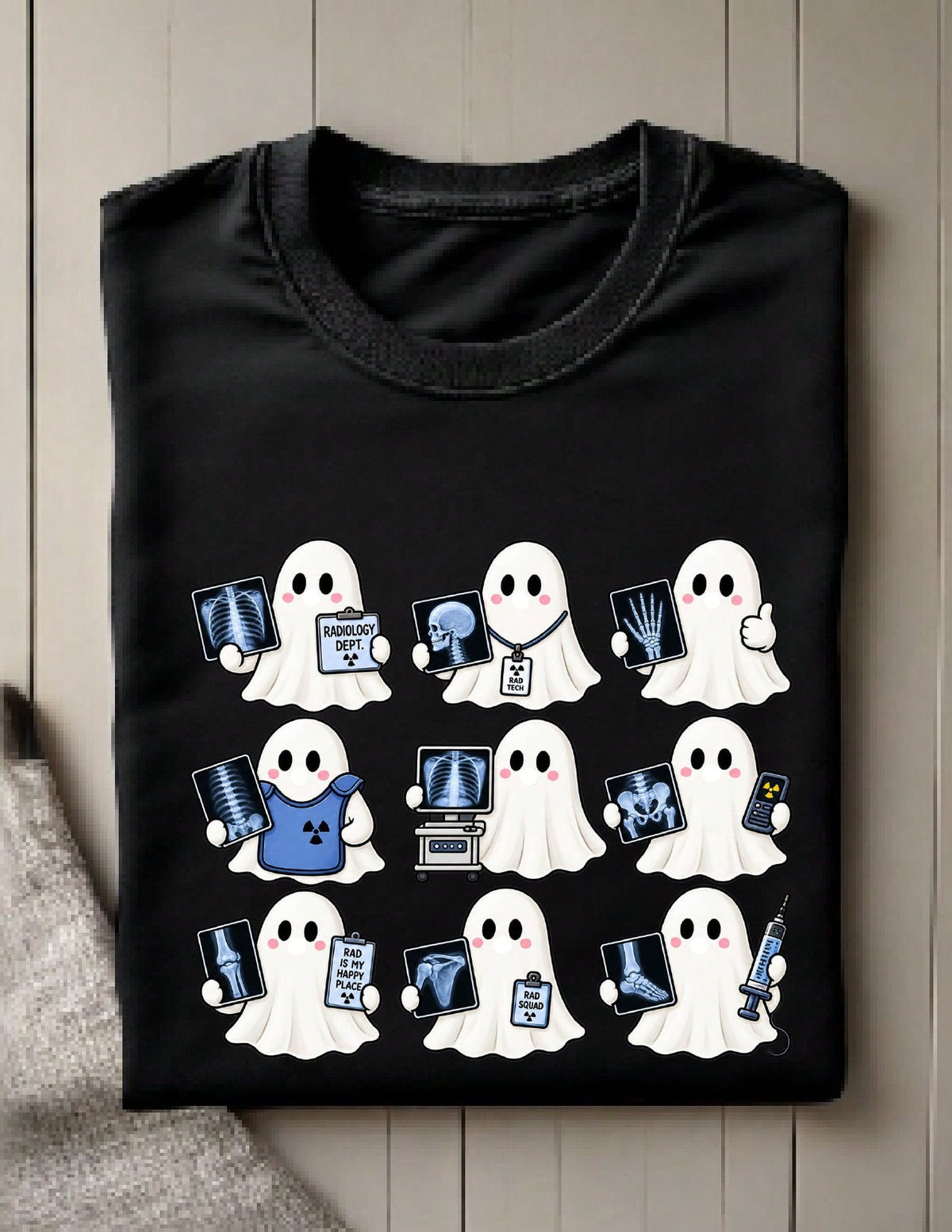 Halloween Radiology Ghost T-Shirt