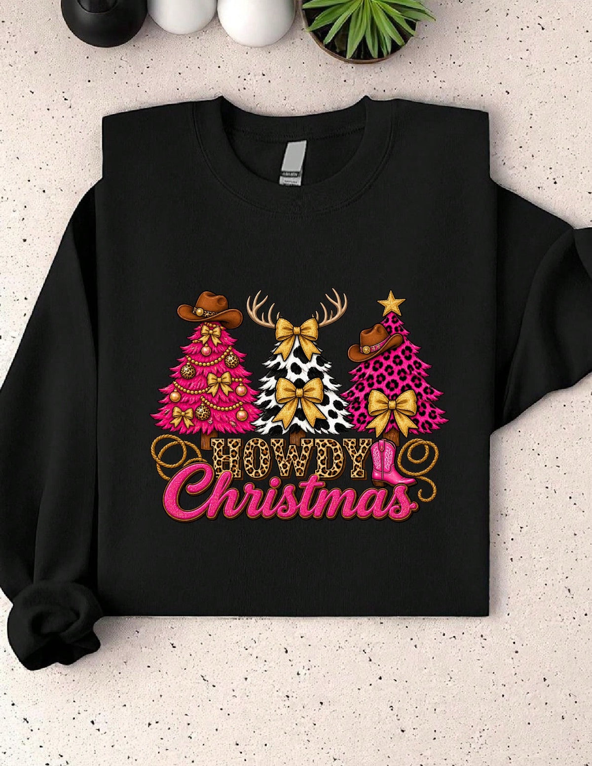 Howdy Western Christmas Sweatshirt