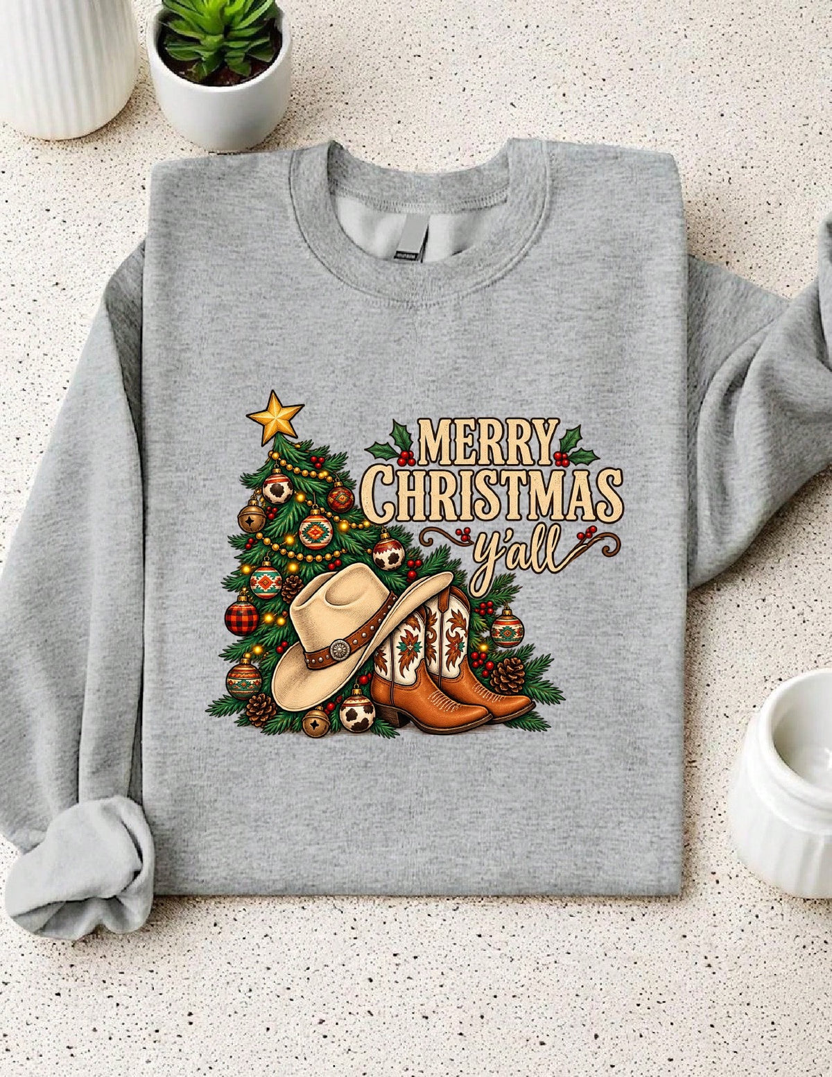 Western Christmas Sweatshirt