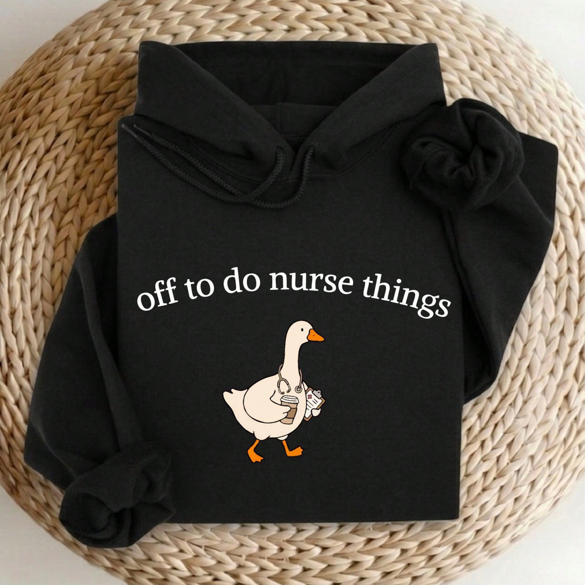 Off To Do Nurse Things Hoodie