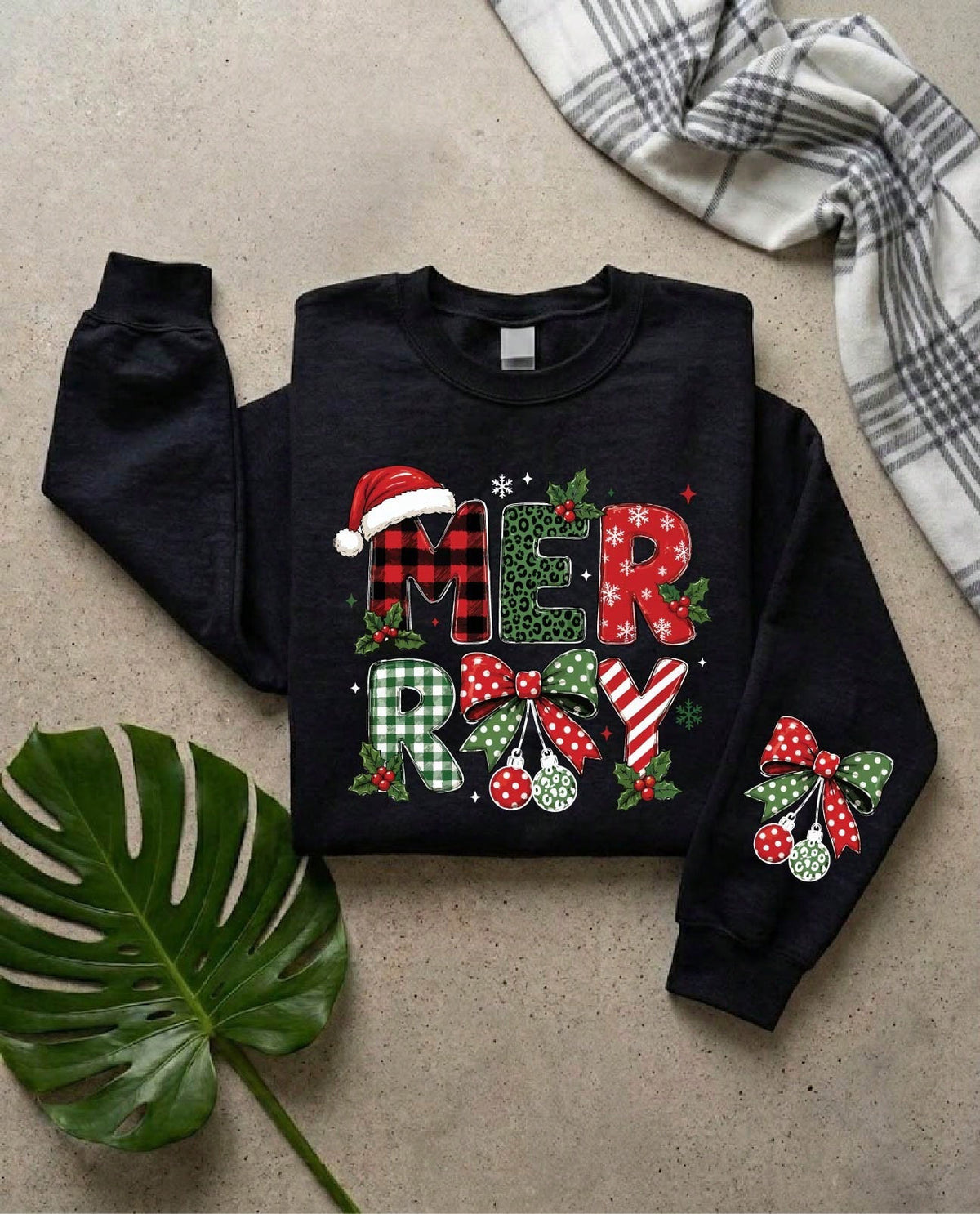 Merry Bow Sweatshirt