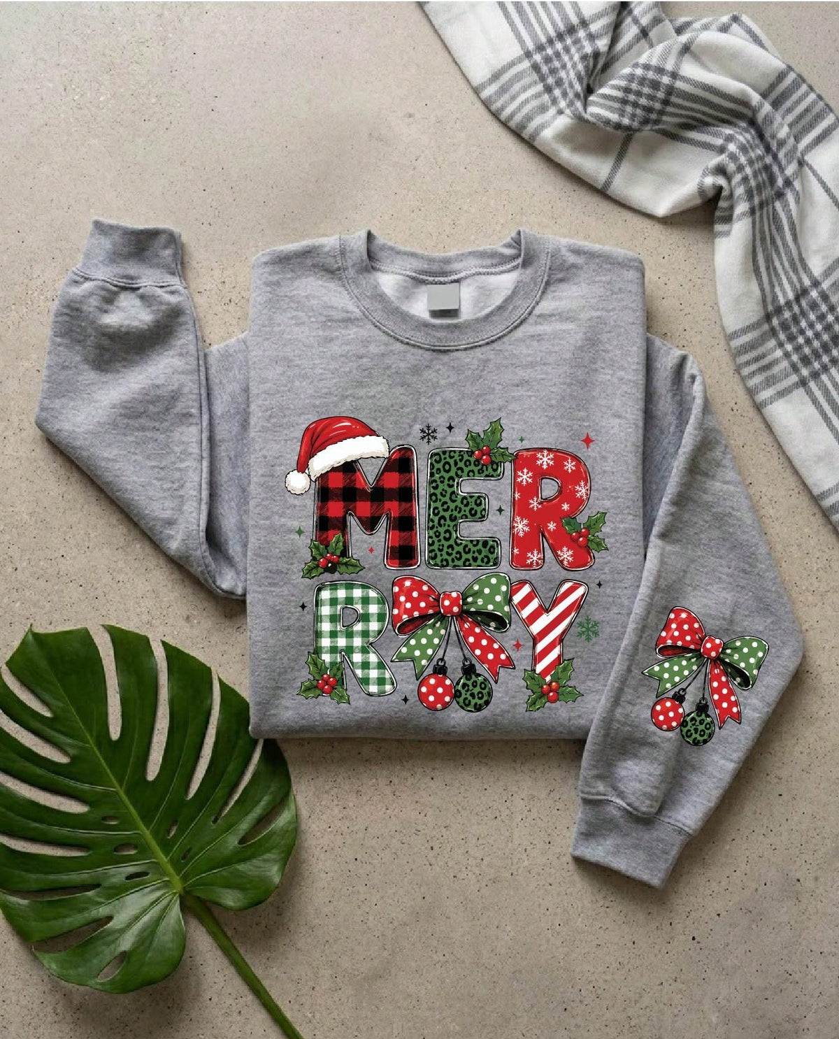 Merry Bow Sweatshirt