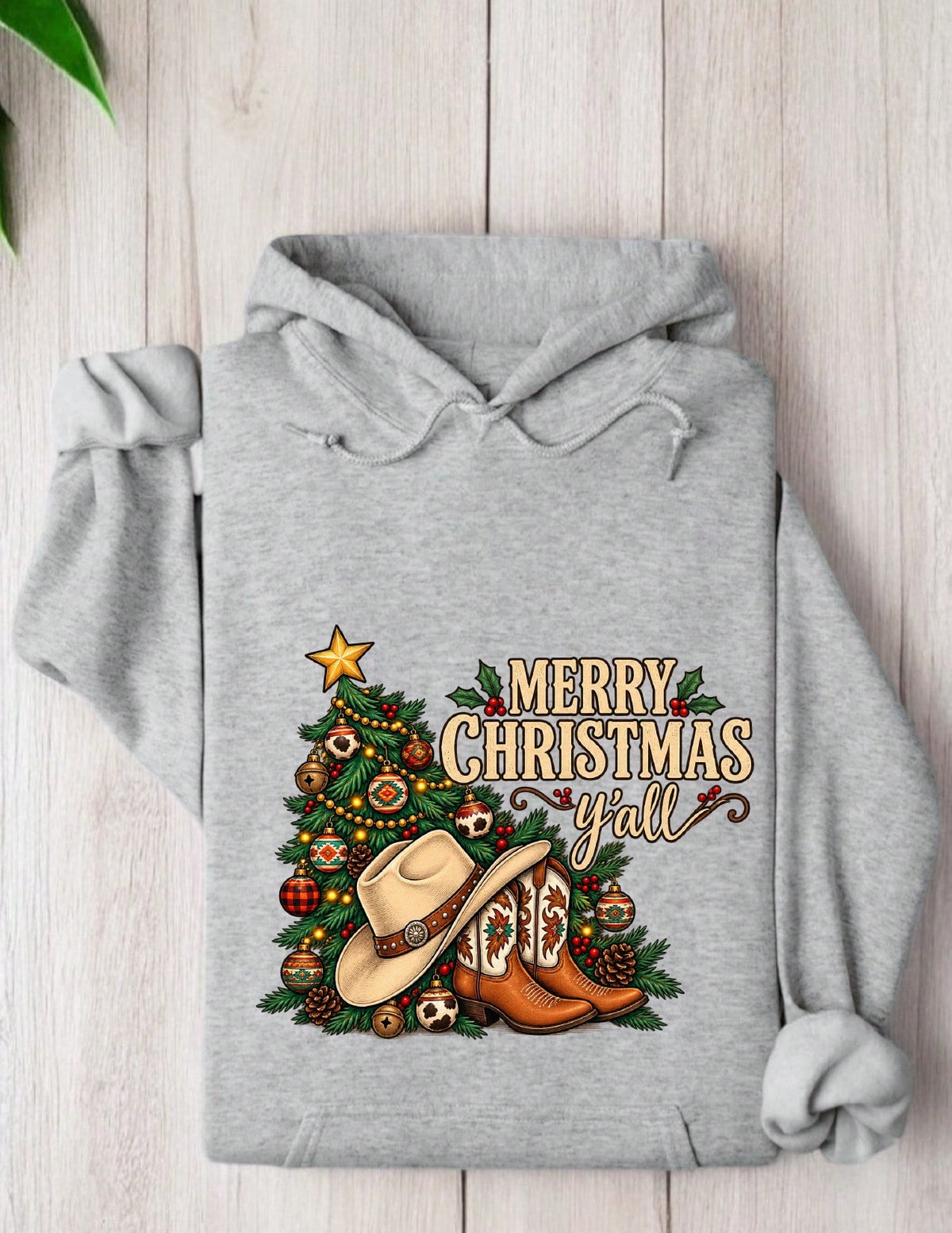 Western Christmas Hoodie