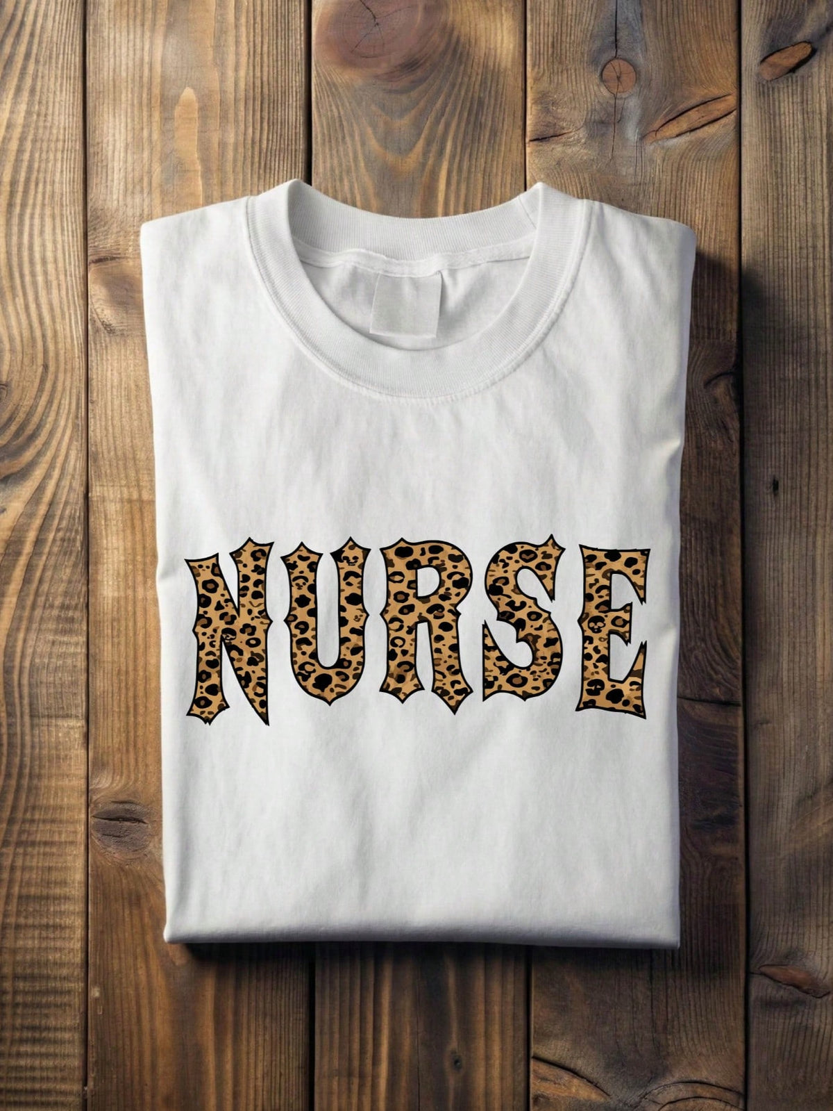 Leopard Nurse T-Shirt
