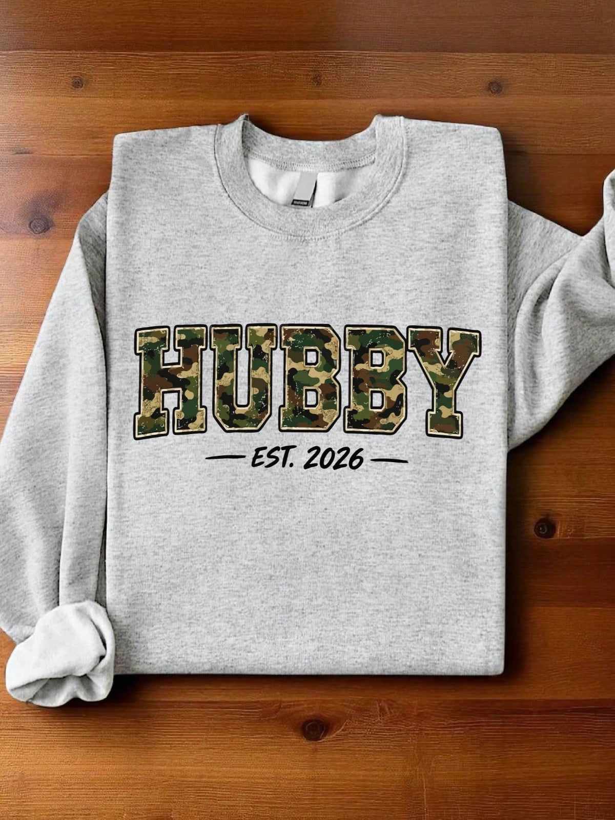 1 PC Wifey Hubby Est 2026 Sweatshirt
