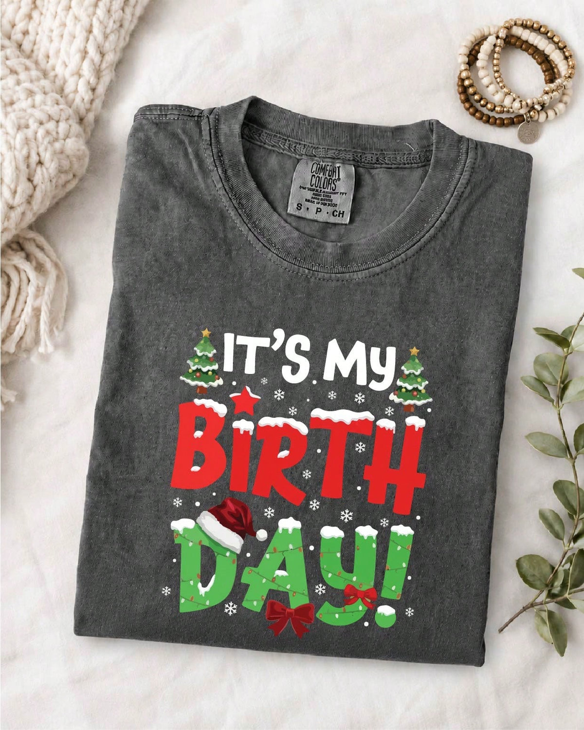 It's My Birthday Christmas T-Shirt