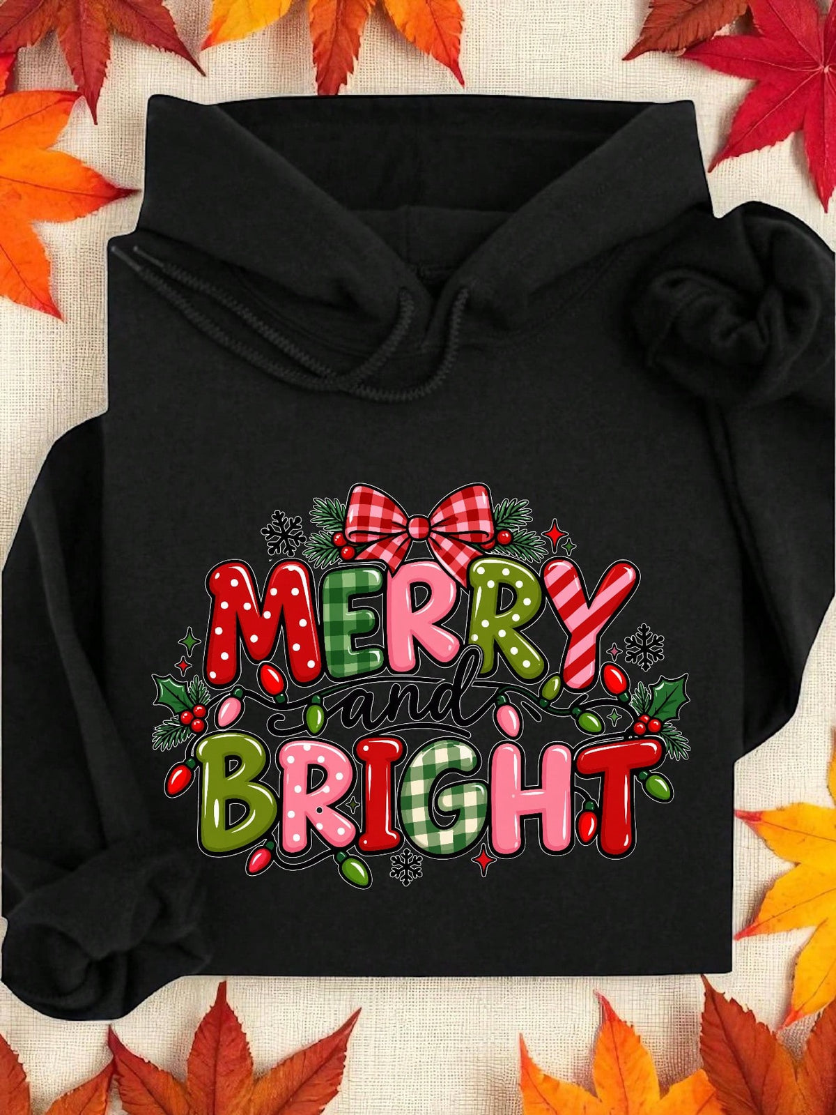 Merry And Bright Hoodie