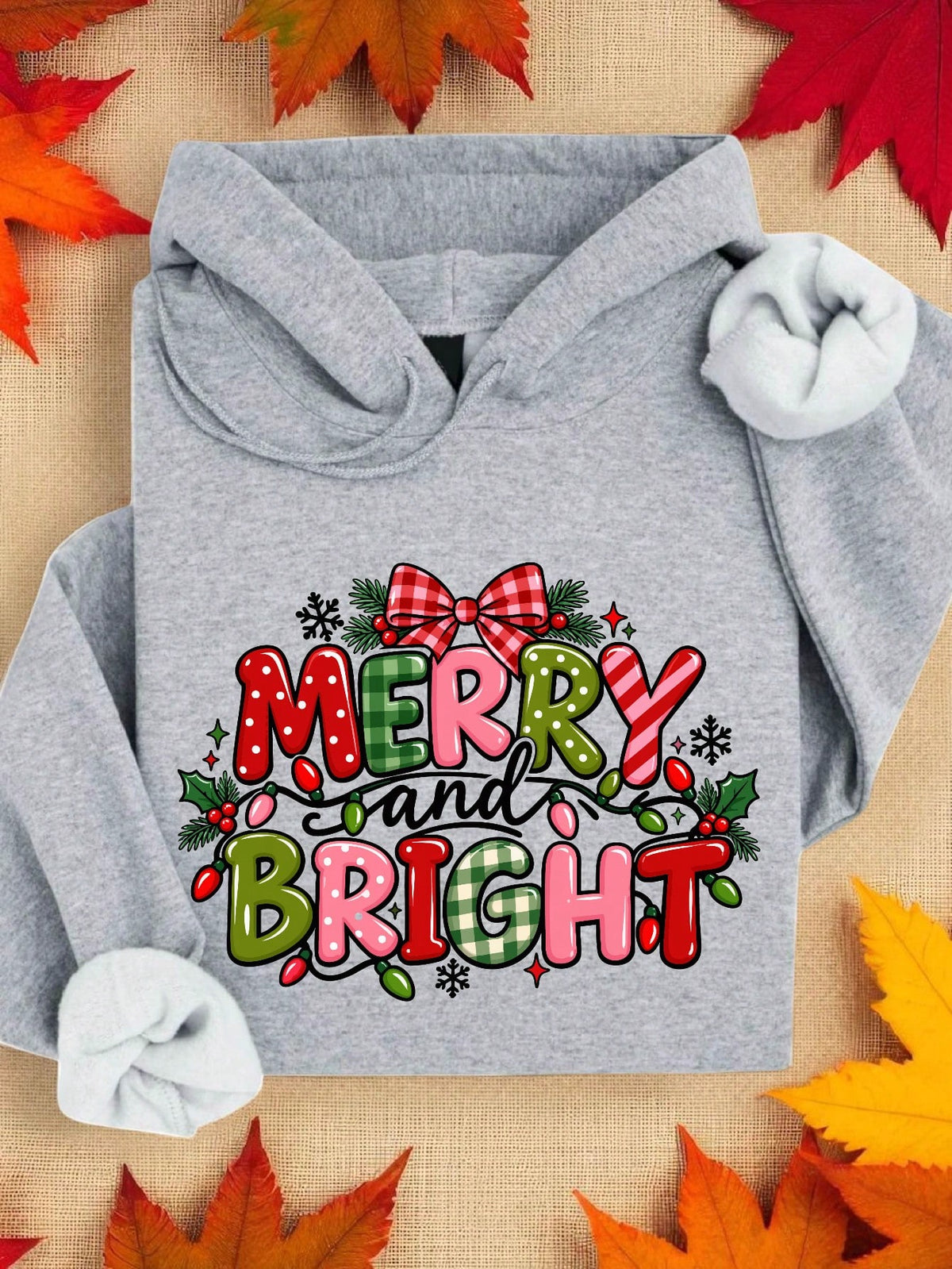 Merry And Bright Hoodie