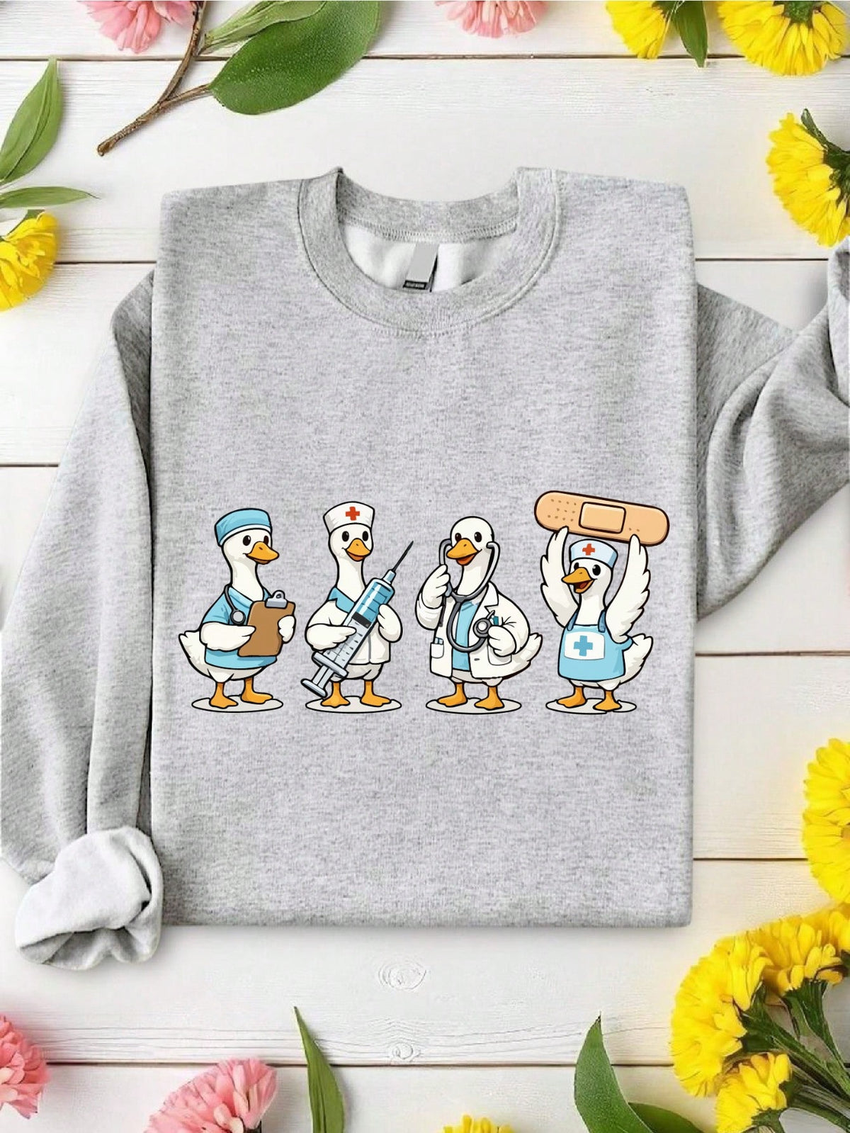 Funny Nurse Goose Sweatshirt