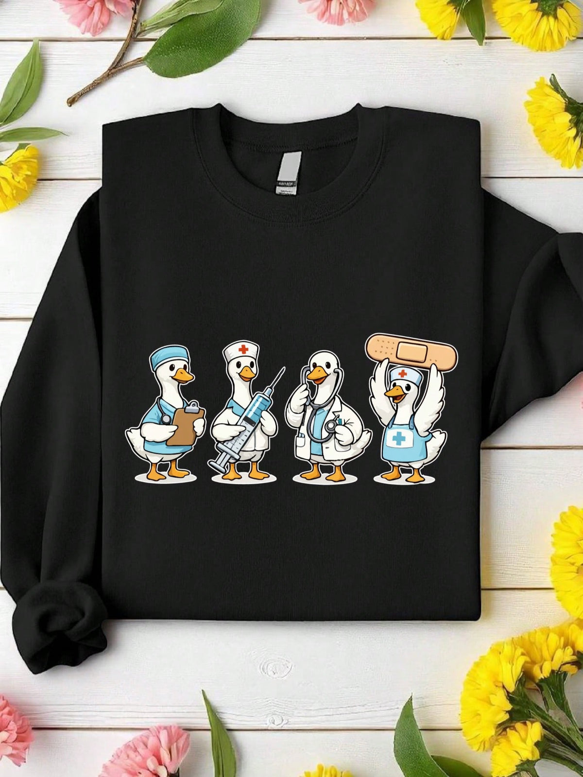 Funny Nurse Goose Sweatshirt