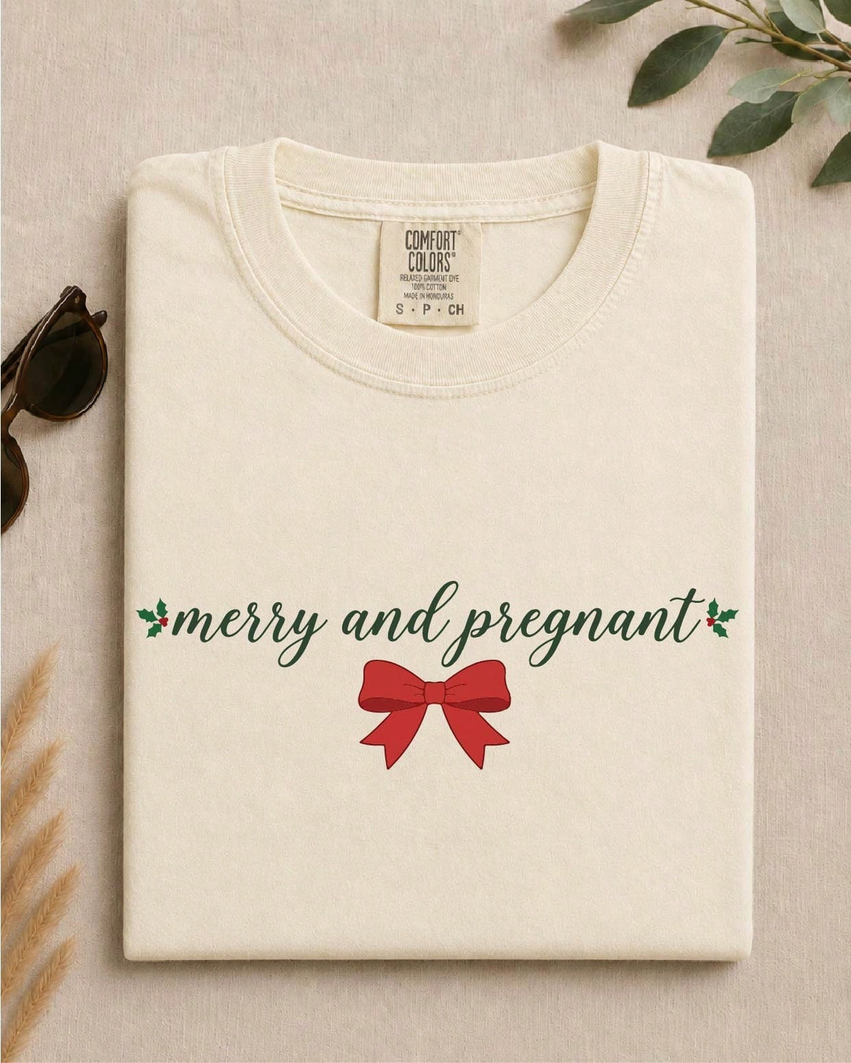 Merry And Pregnant T-Shirt