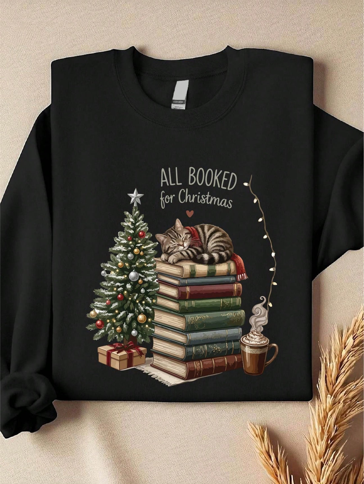 All Booked For Christmas Sweatshirt