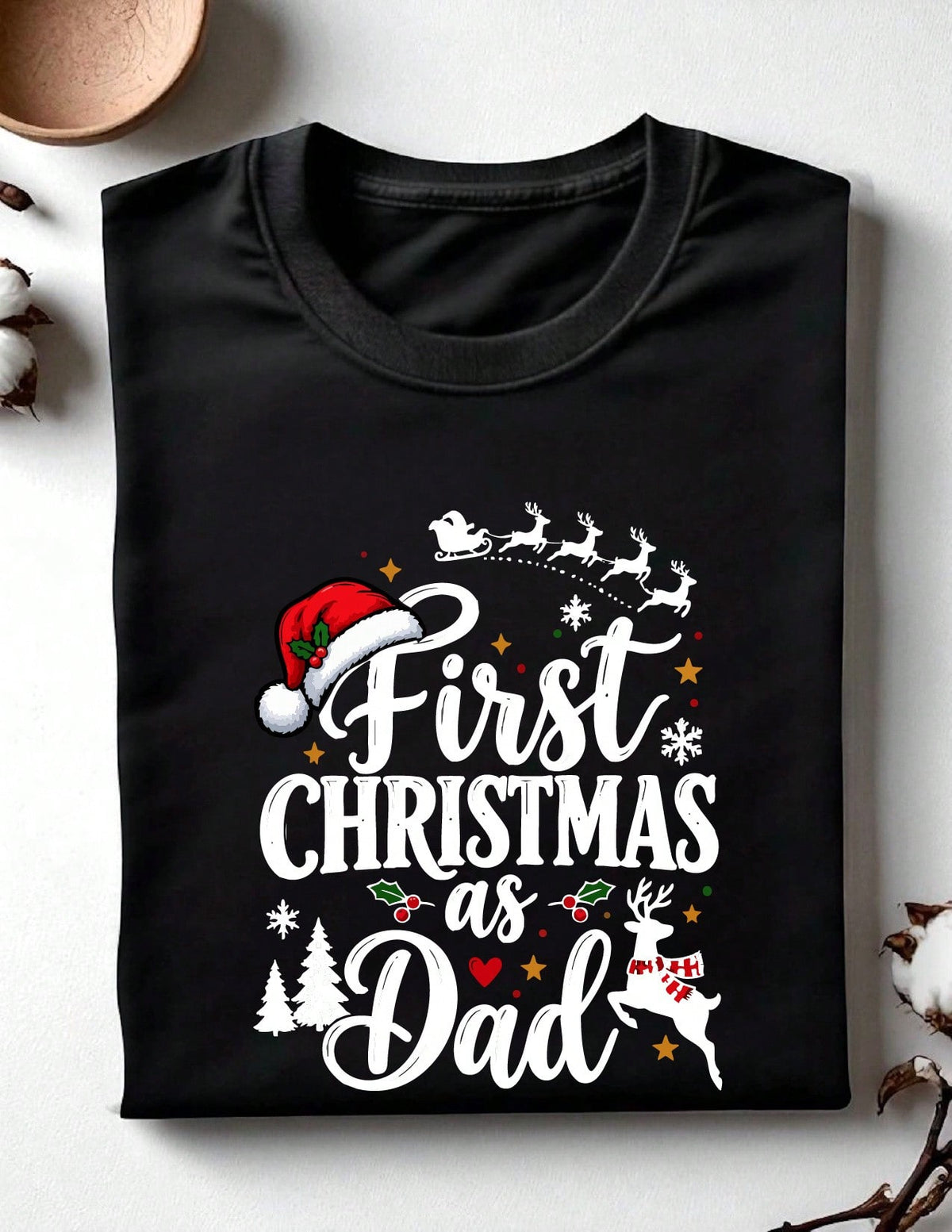 1 PC First Christmas Of Family T-Shirt