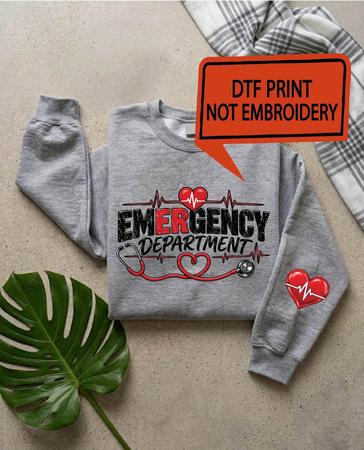 Emergency Department Nurse Sweatshirt
