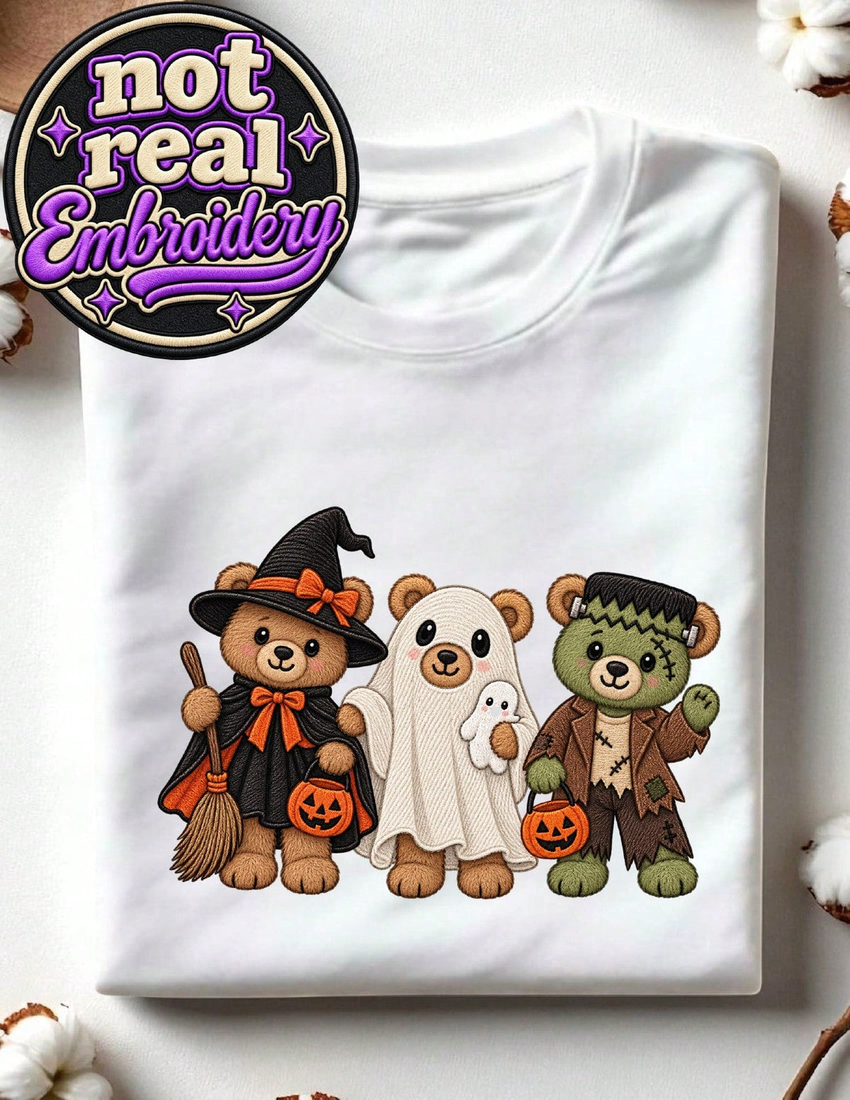 Halloween Bear (DTF Graphic Print) T-Shirt