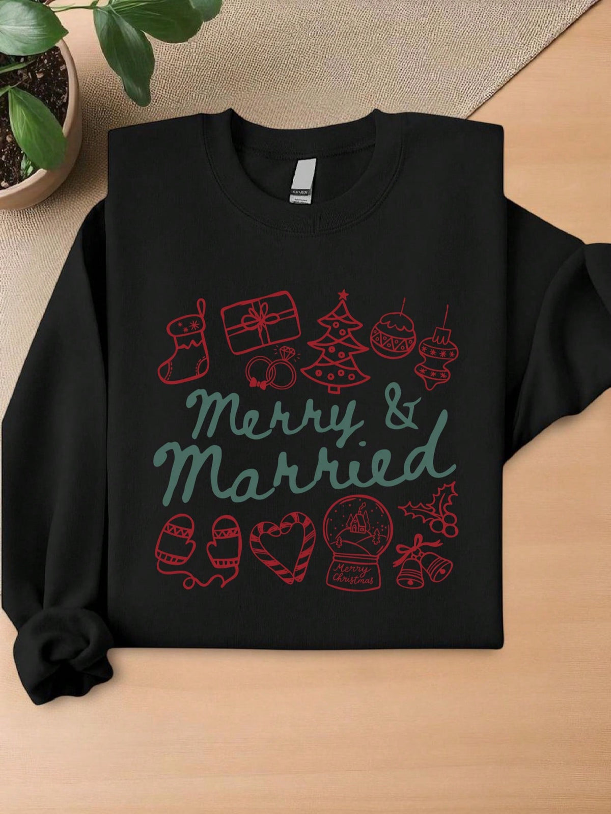 Merry And Married Sweatshirt