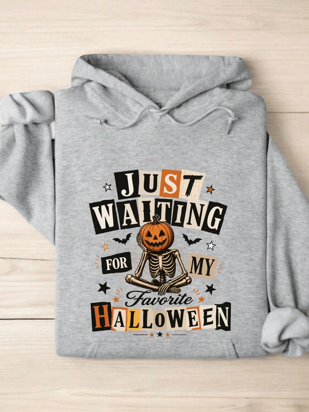 Just Waiting For Halloween Hoodie