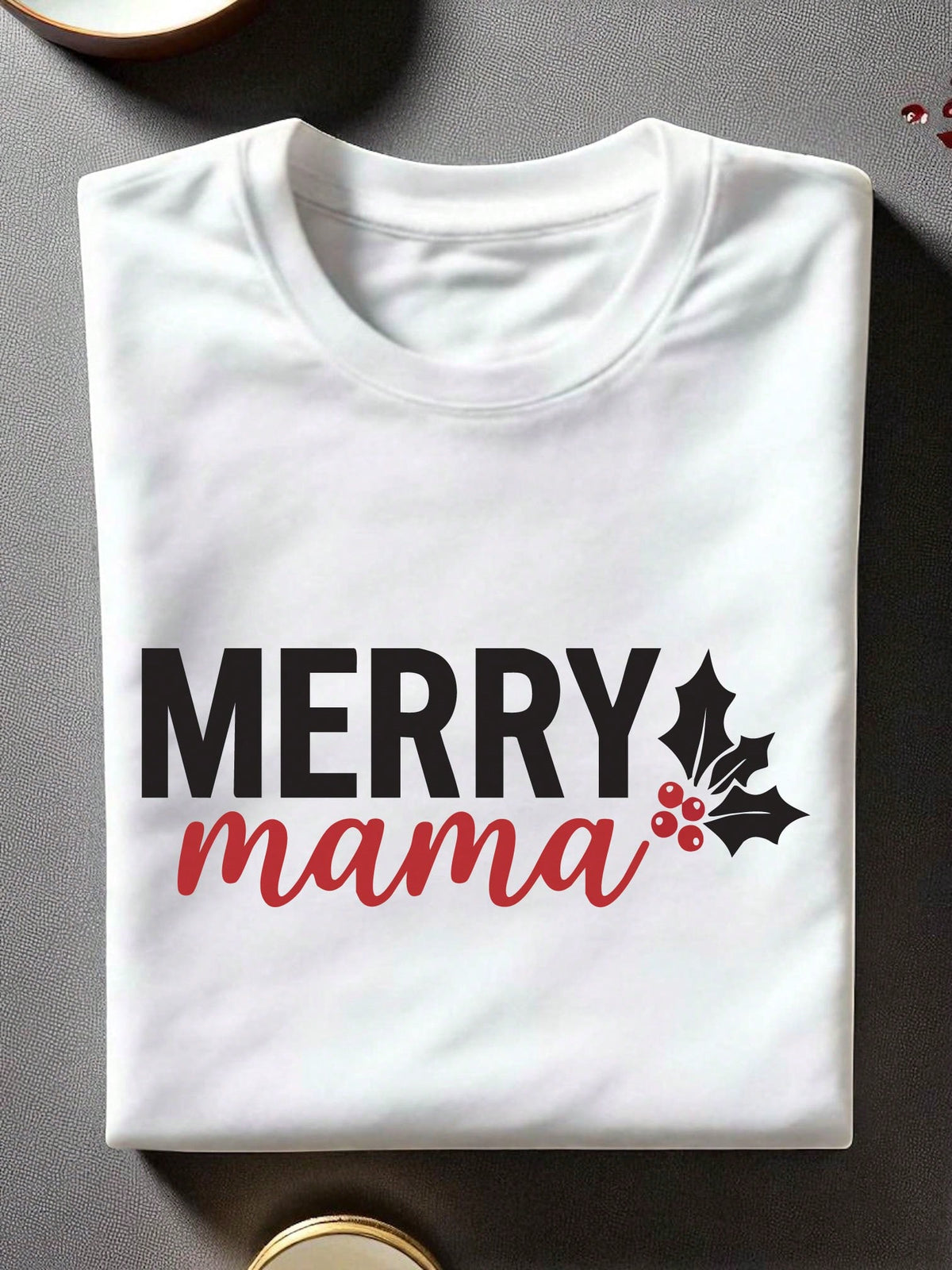 1PC Merry Christmas Daddy And Mama Unisex T-Shirt