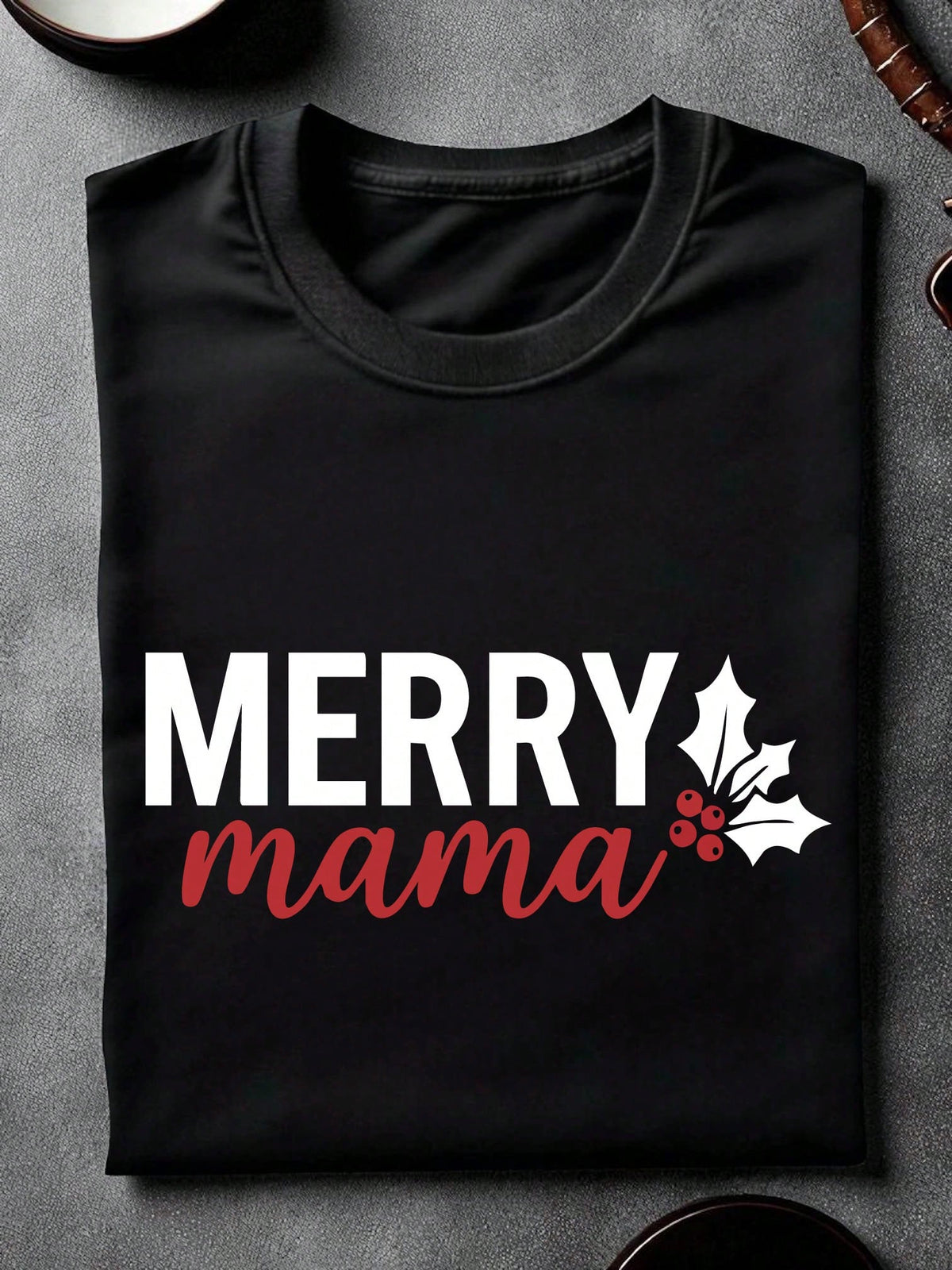 1PC Merry Christmas Daddy And Mama Unisex T-Shirt