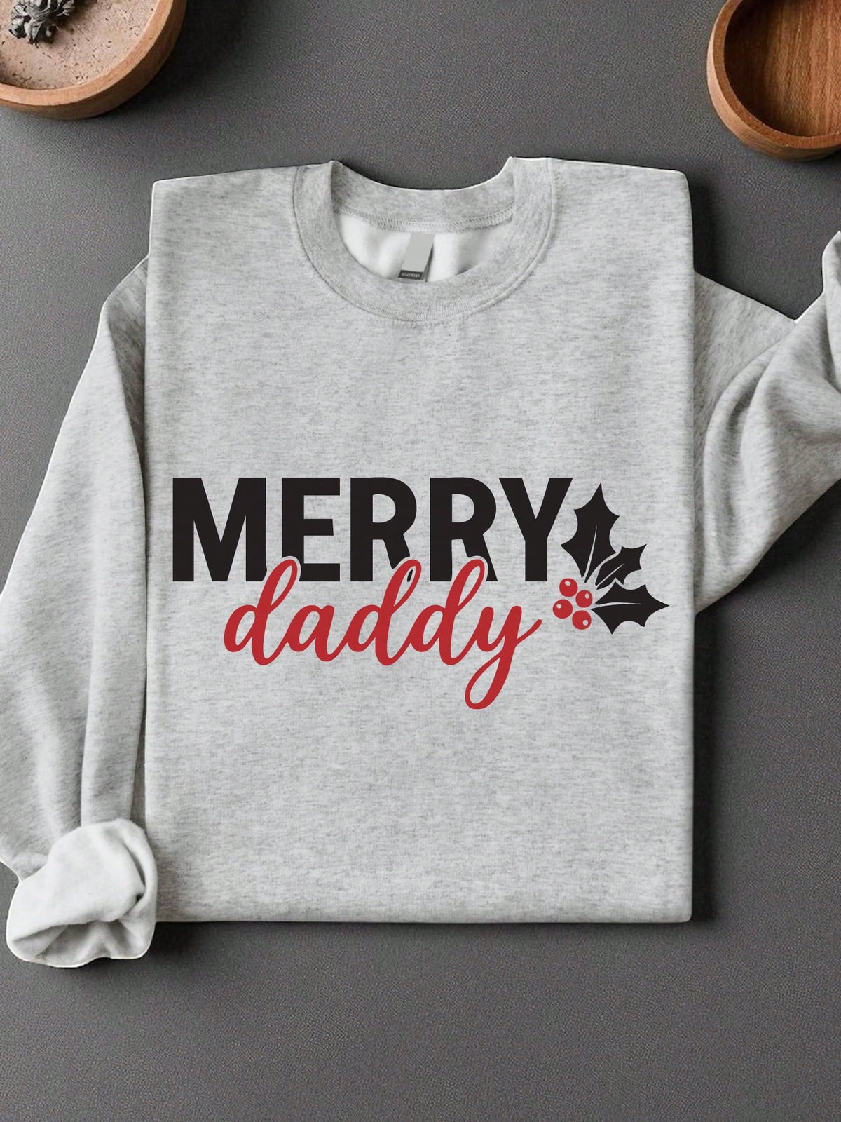1PC Merry Christmas Daddy And Mama Unisex Sweatshirt