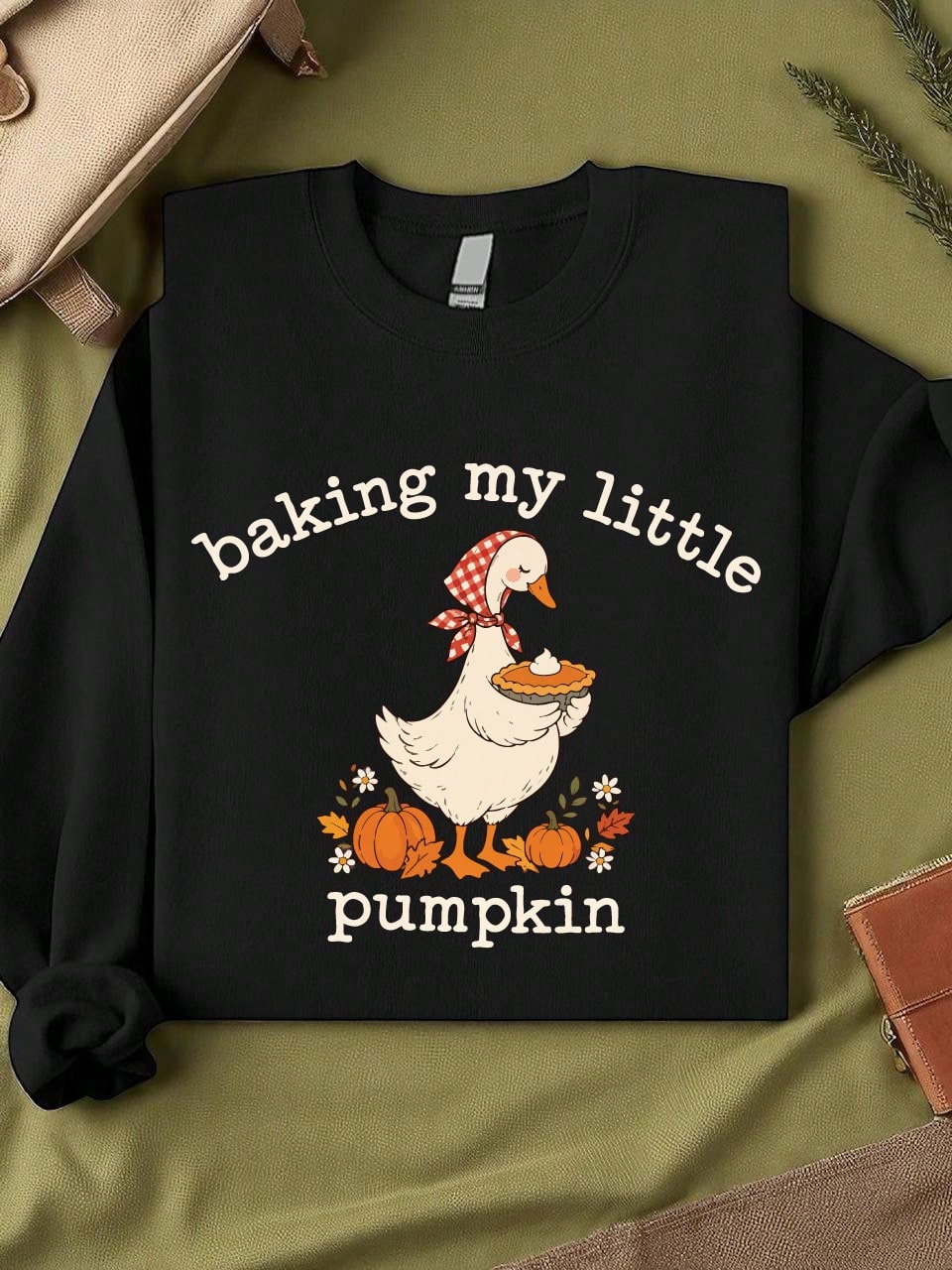 Baking My Little Pumpkin Maternity Unisex Sweatshirt
