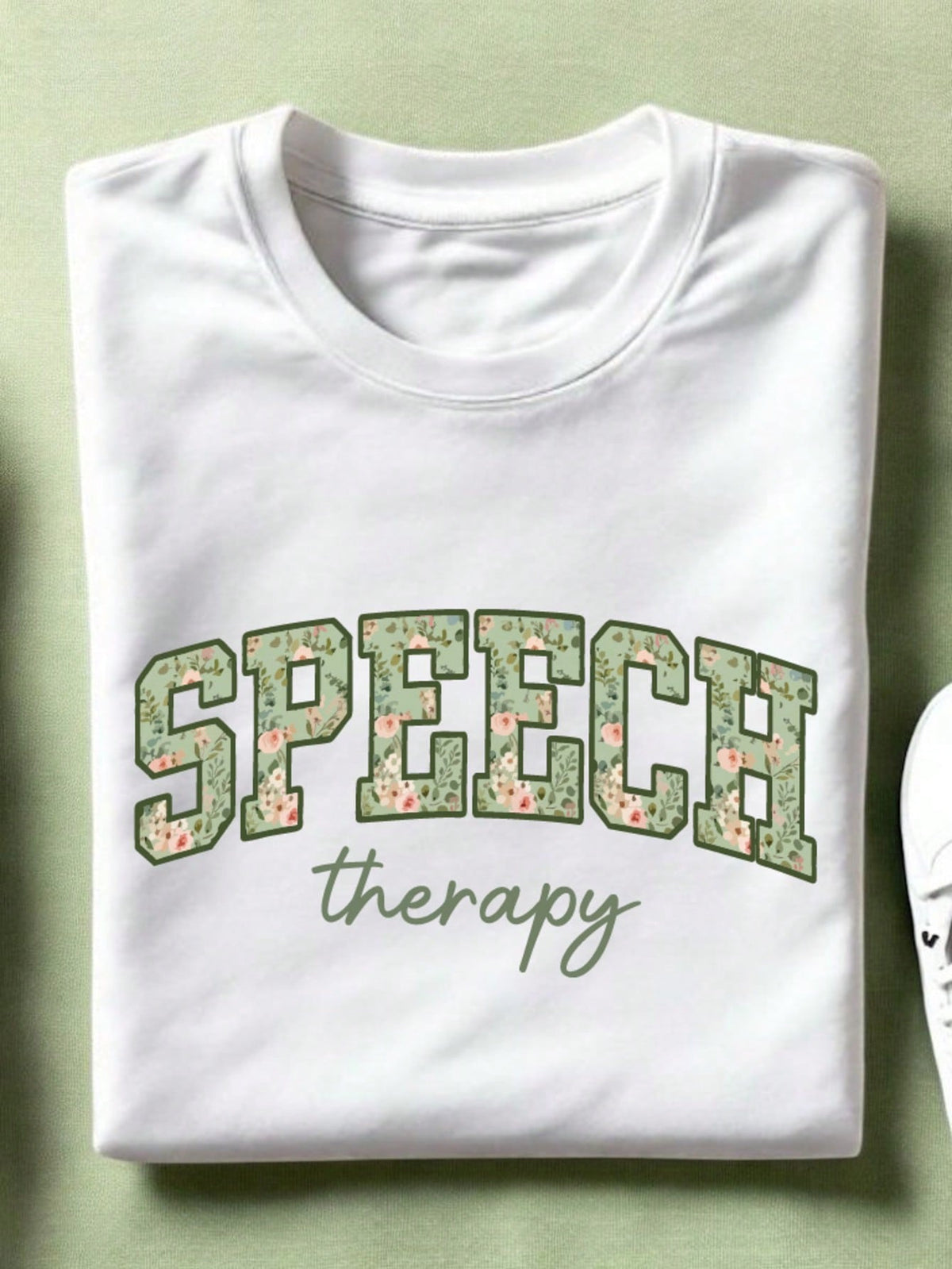 Floral Speech Therapy Unisex T-Shirt