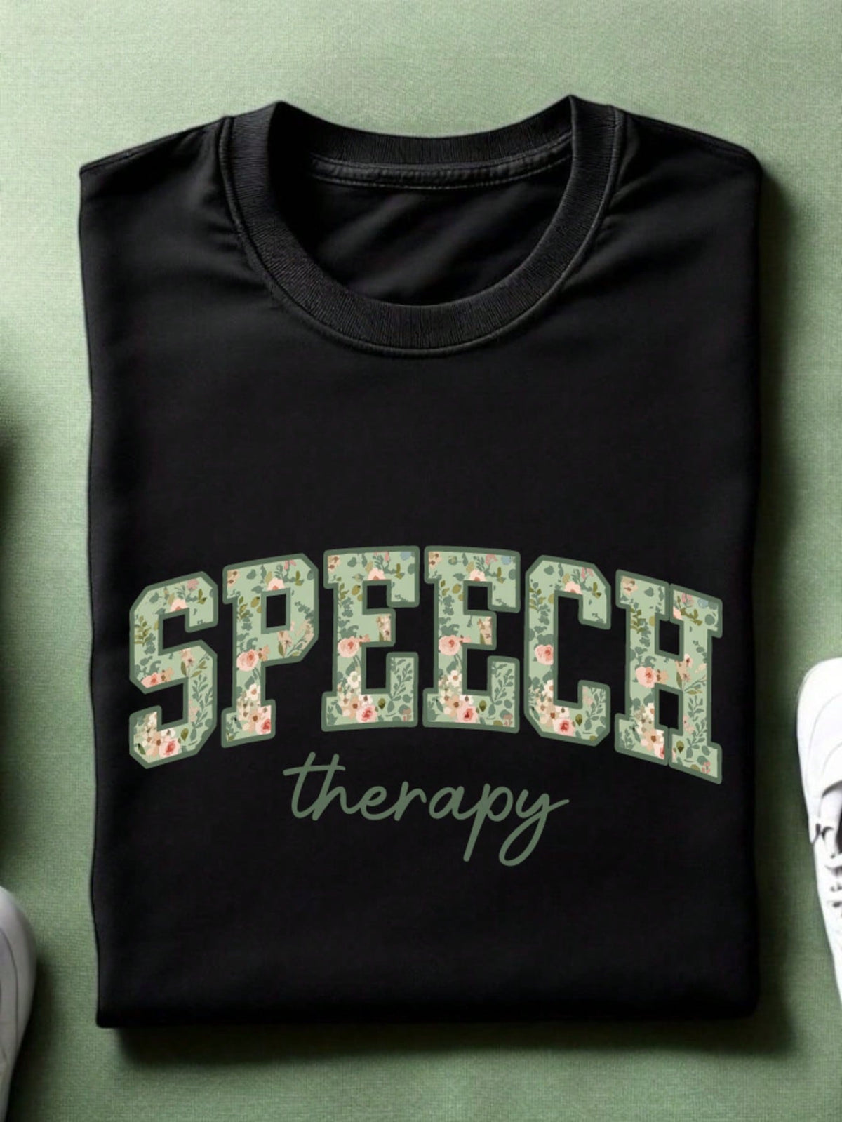 Floral Speech Therapy Unisex T-Shirt