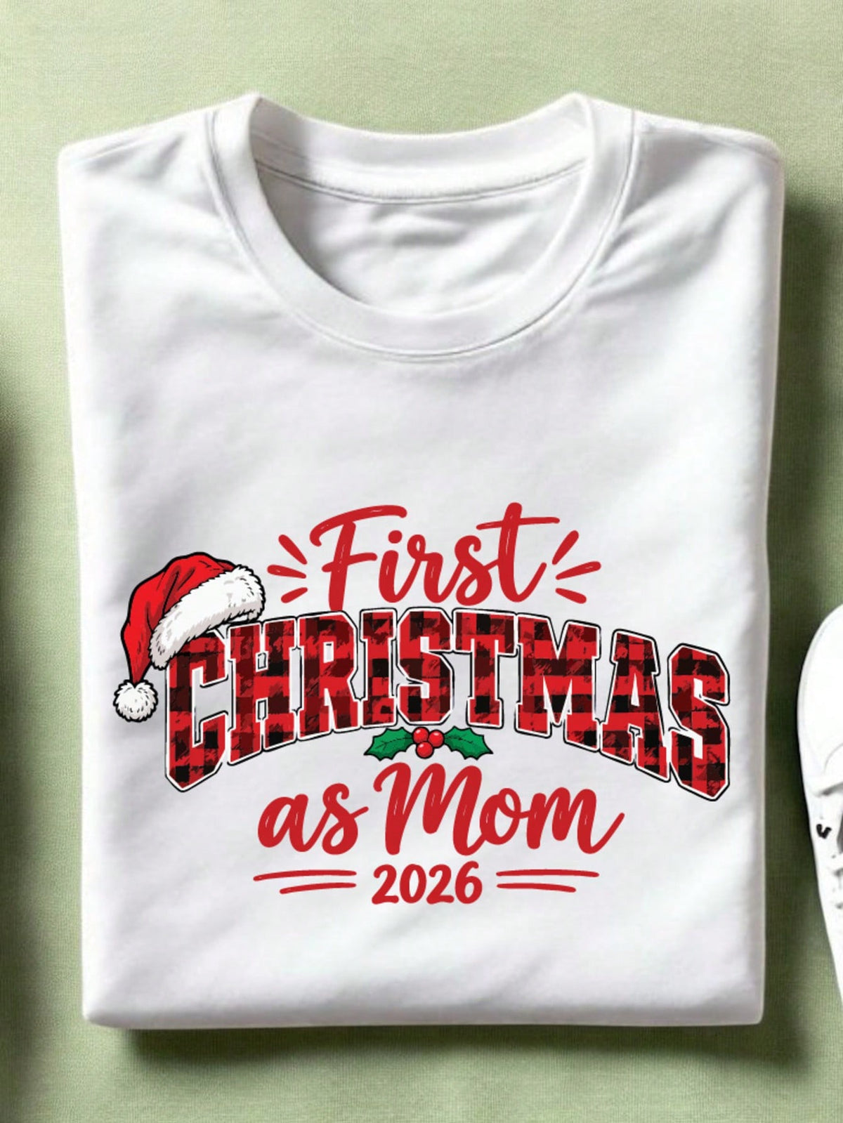 1PC First Christmas As Dad And Mom Unisex T-Shirt