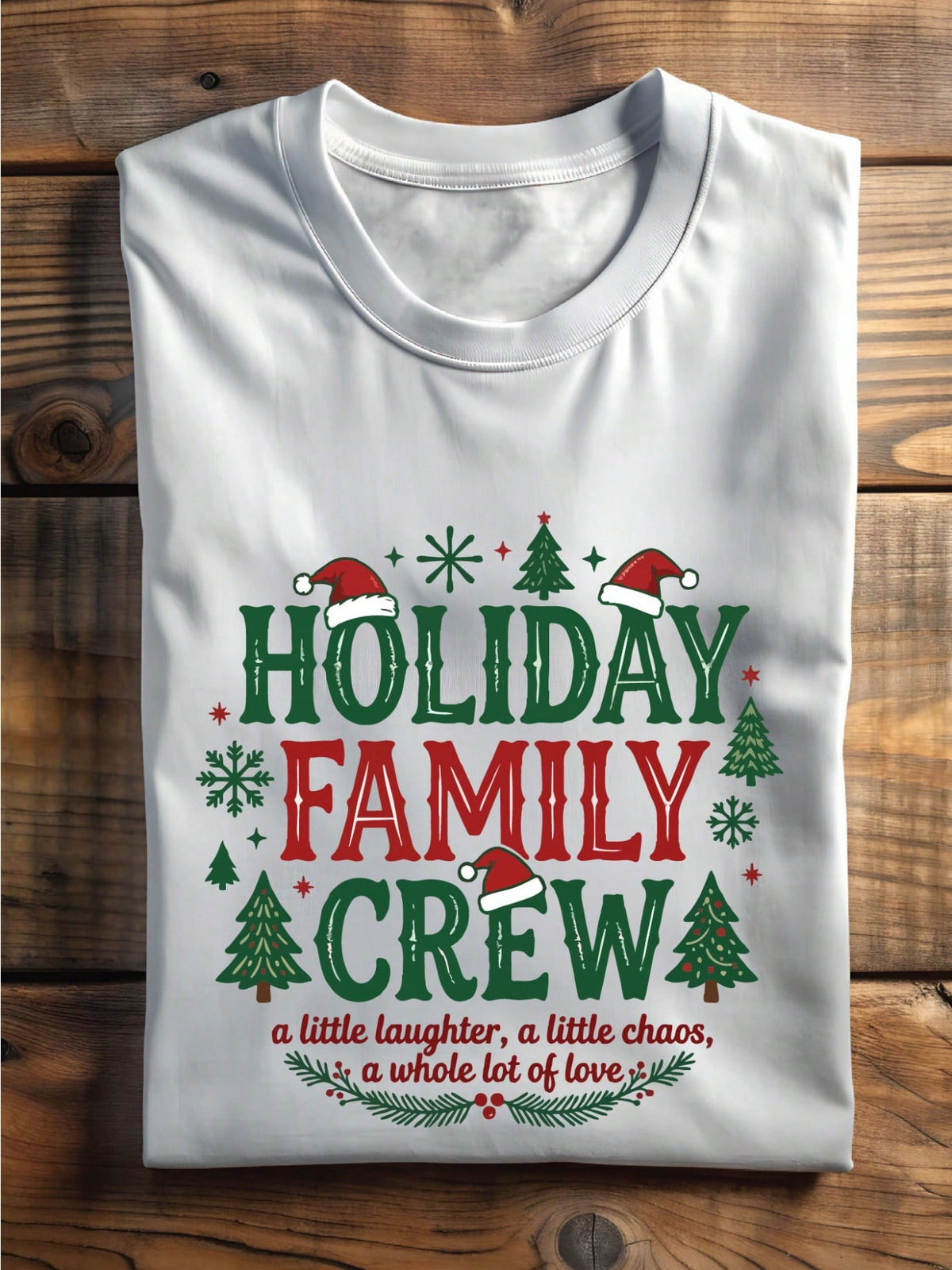 Holiday Family Crew T-Shirt