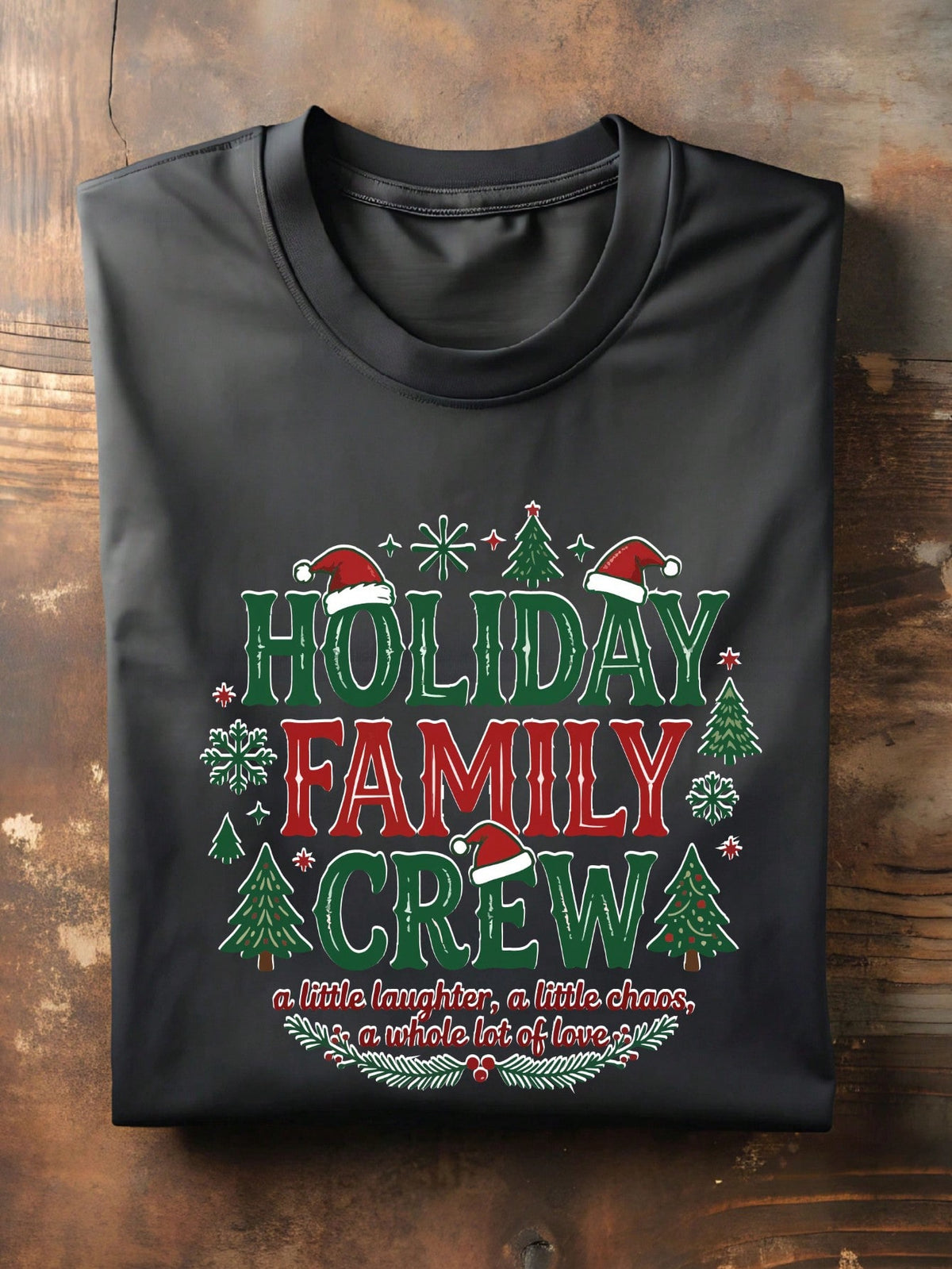 Holiday Family Crew T-Shirt