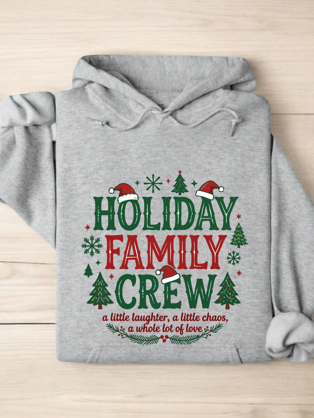 Holiday Family Crew Hoodie
