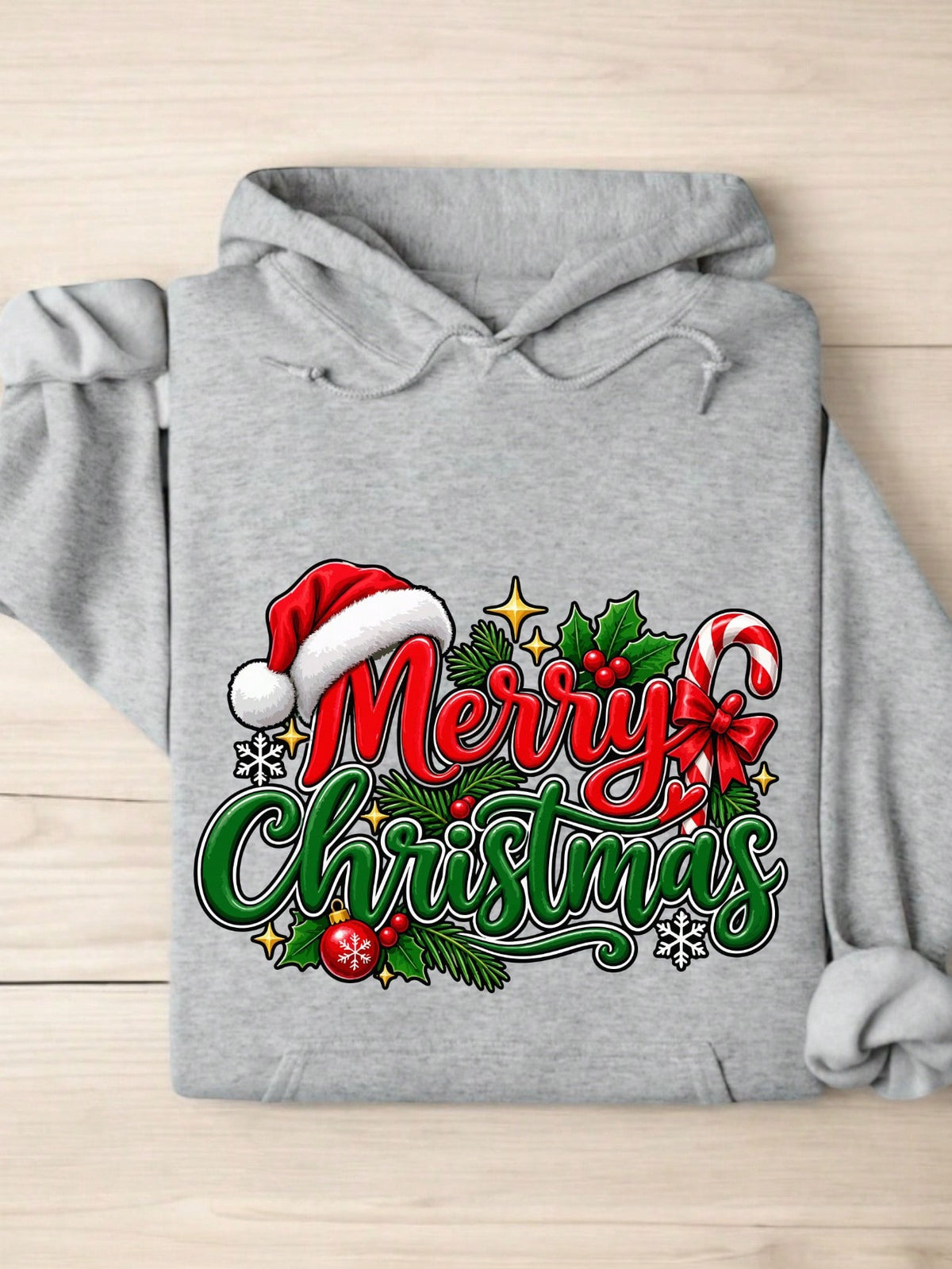 Merry Christmas Bow Hoodie