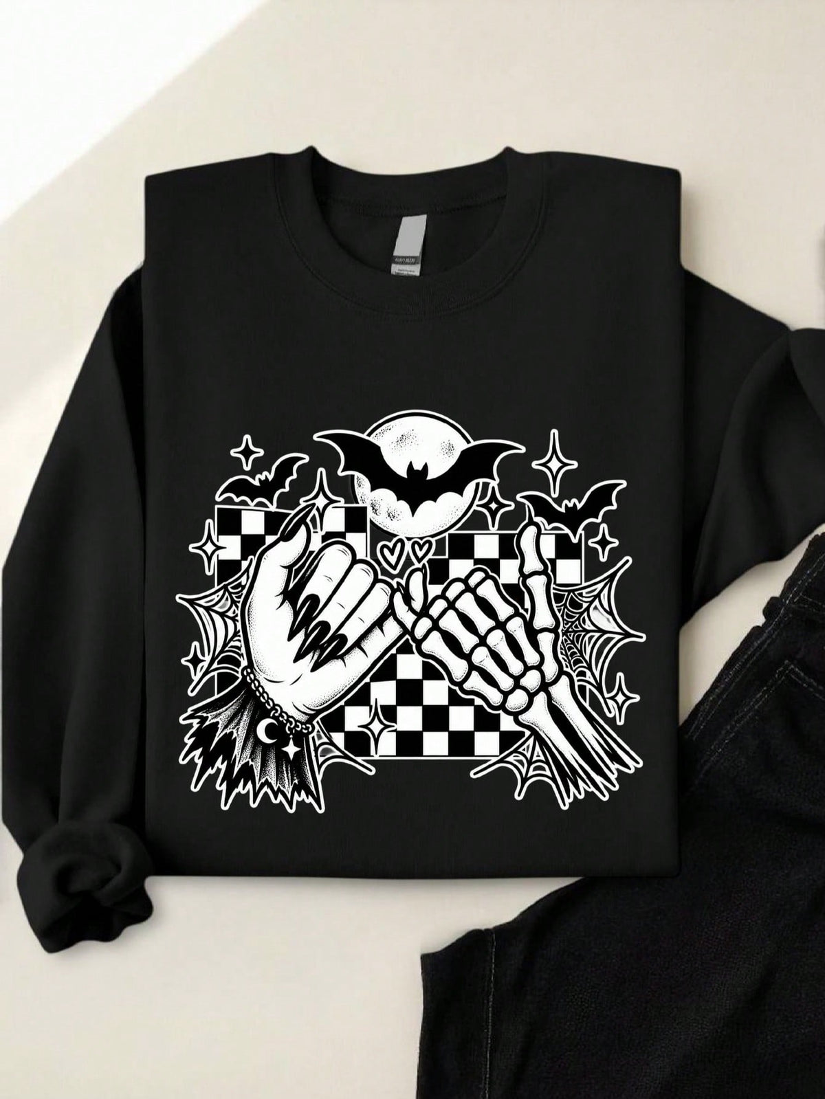 Skeleton Hands Sweatshirt