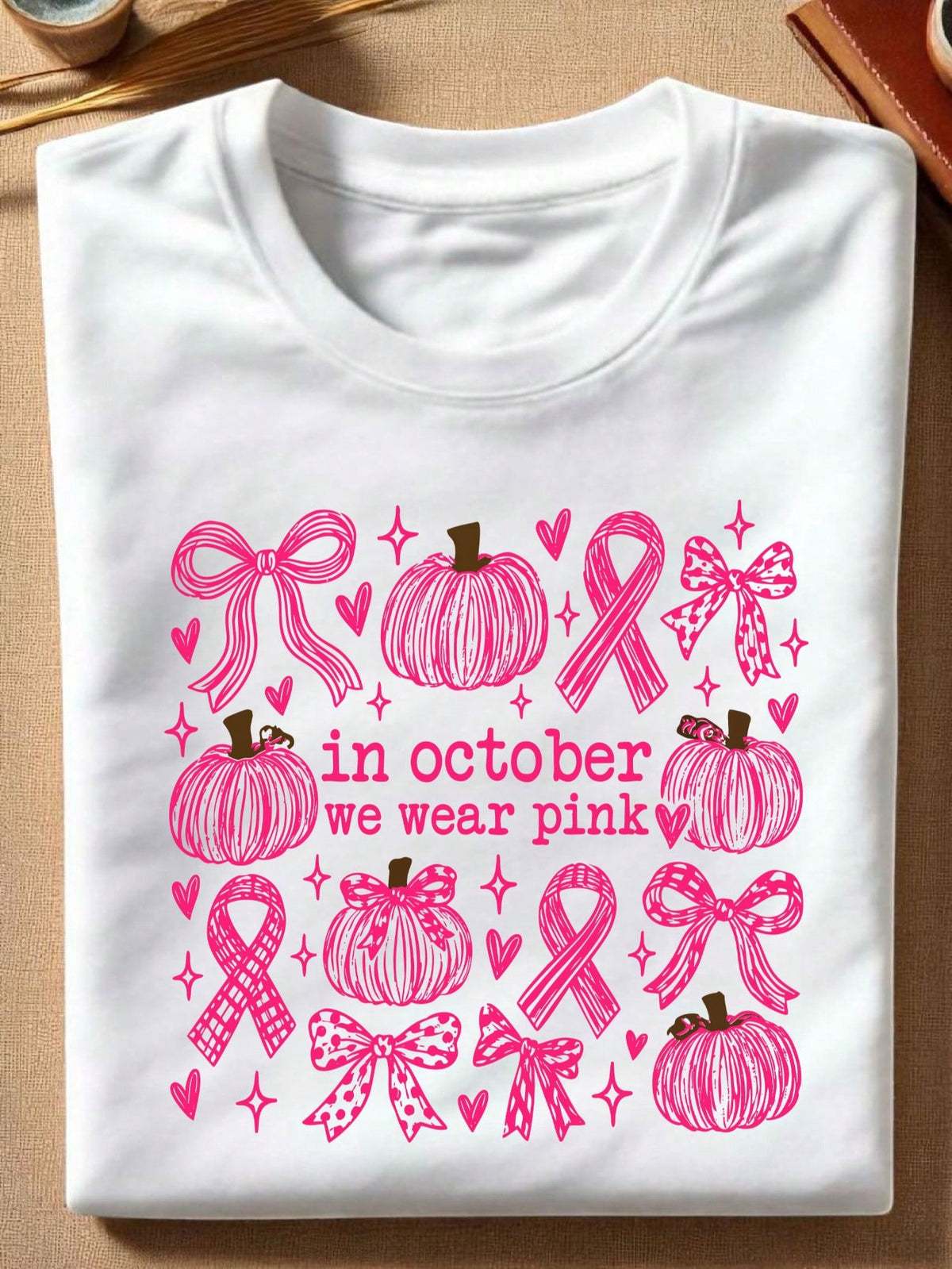 In October We Wear Pink T-Shirt