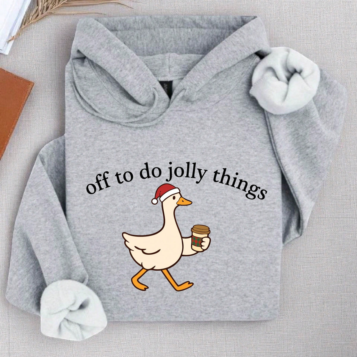 Off To Do Jolly Things Hoodie