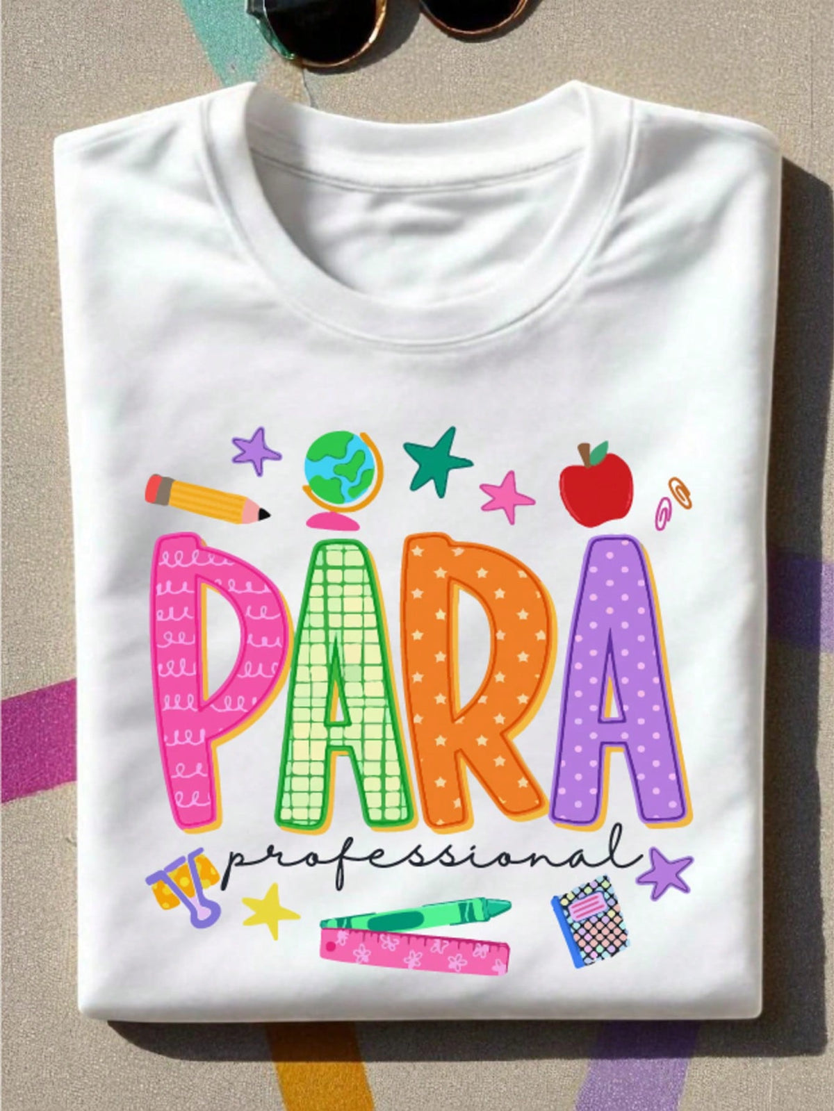 Paraprofessional Floral T-Shirt