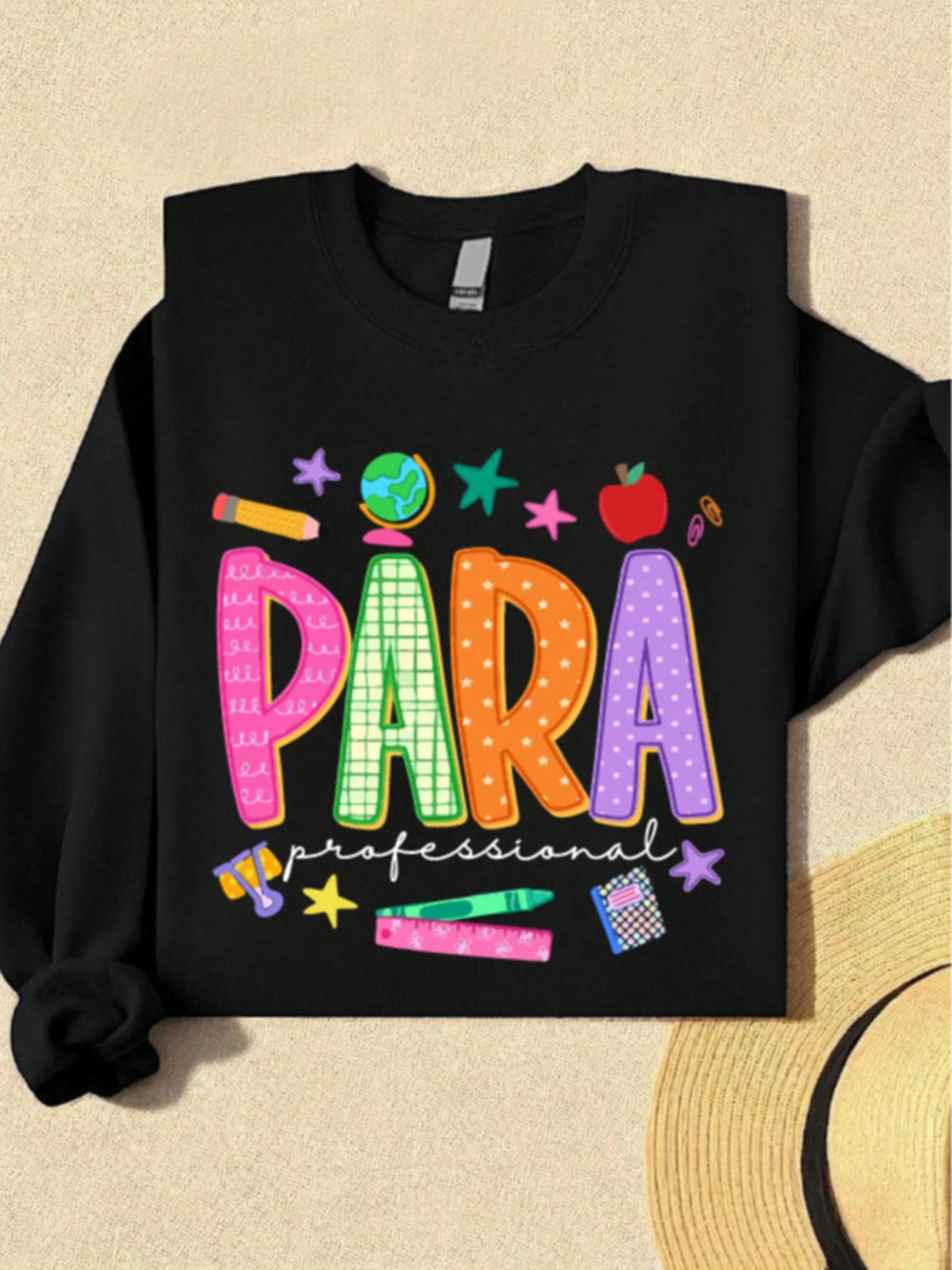 Paraprofessional Floral Sweatshirt