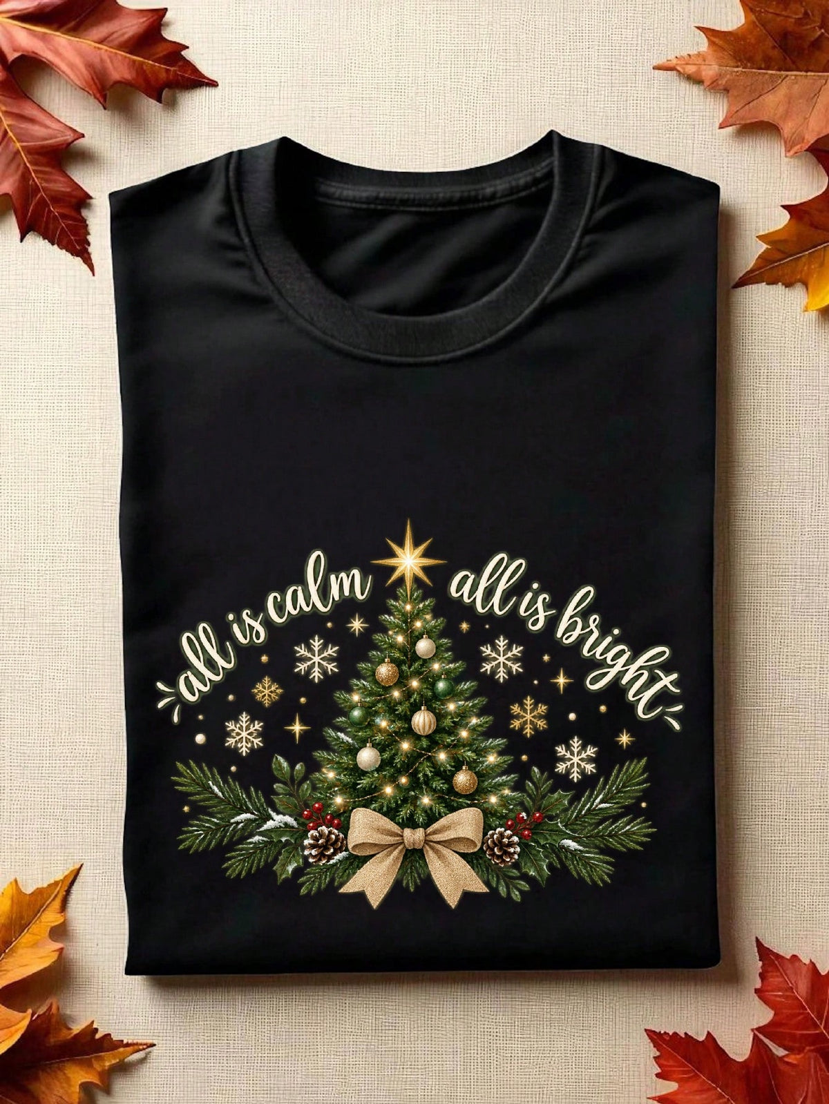 All Is Calm All Is Bright T-Shirt