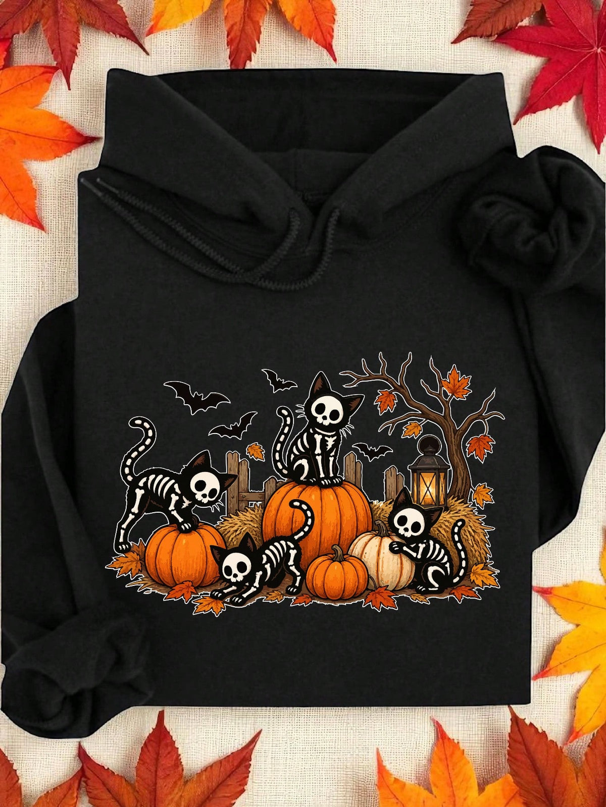 Halloween Black Cats Hoodie