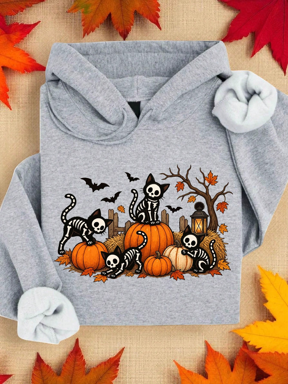 Halloween Black Cats Hoodie