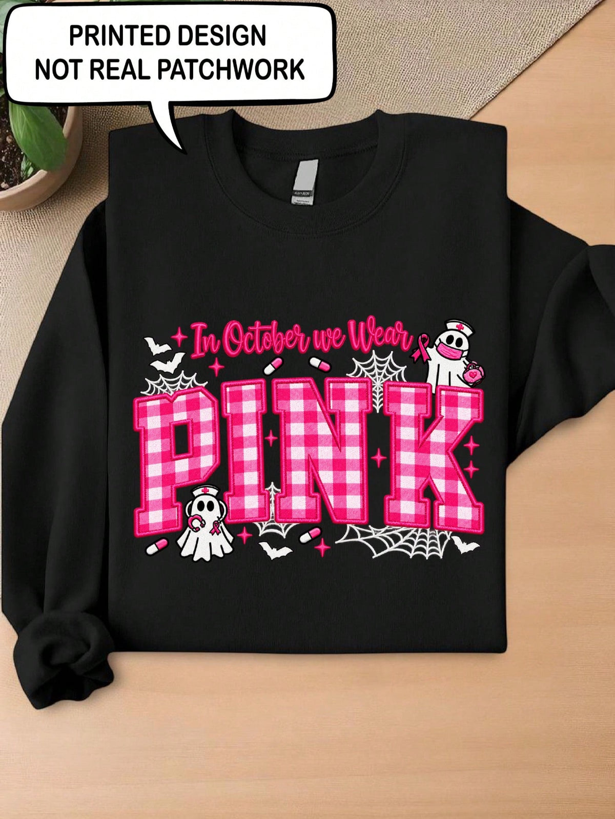 In October Wear Pink Sweatshirt