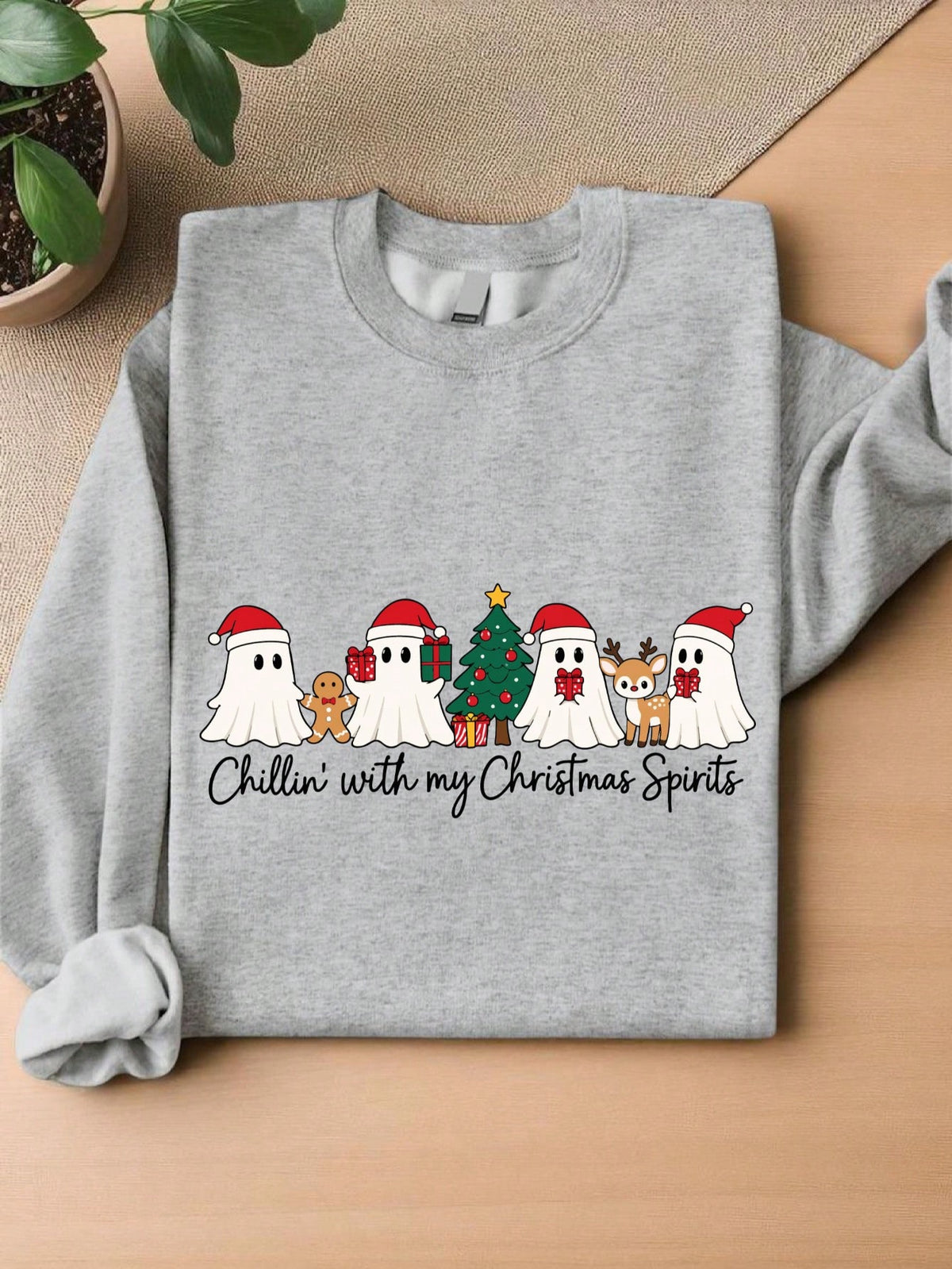 Chillin With My Christmas Spirits Sweatshirt