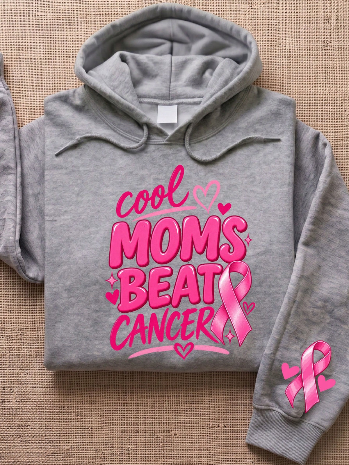Cool Moms Beat Cancer Hoodie