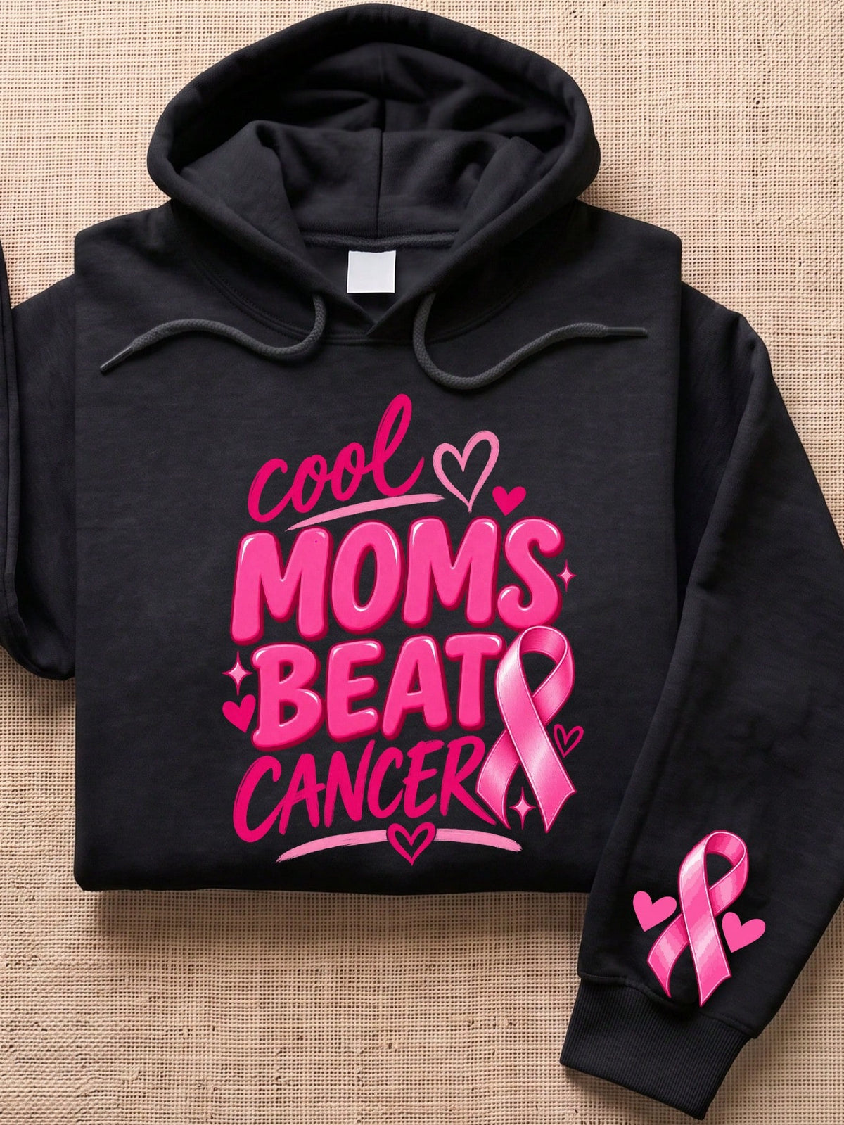 Cool Moms Beat Cancer Hoodie