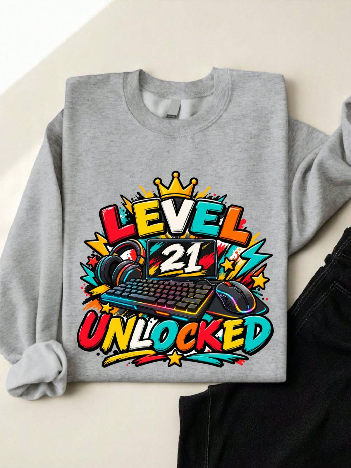 Level 21 Unlocked Sweatshirt