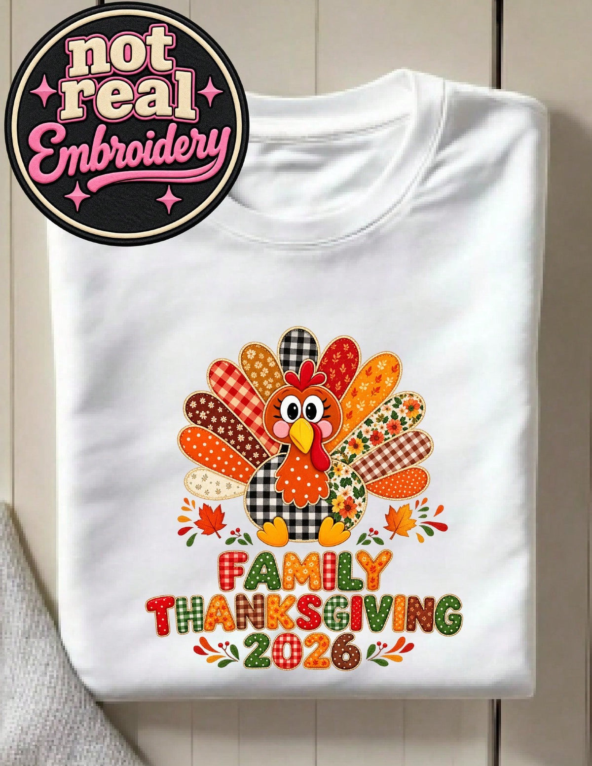 2026 Family Thanksgiving Turkey (DTF Graphic) T-Shirt