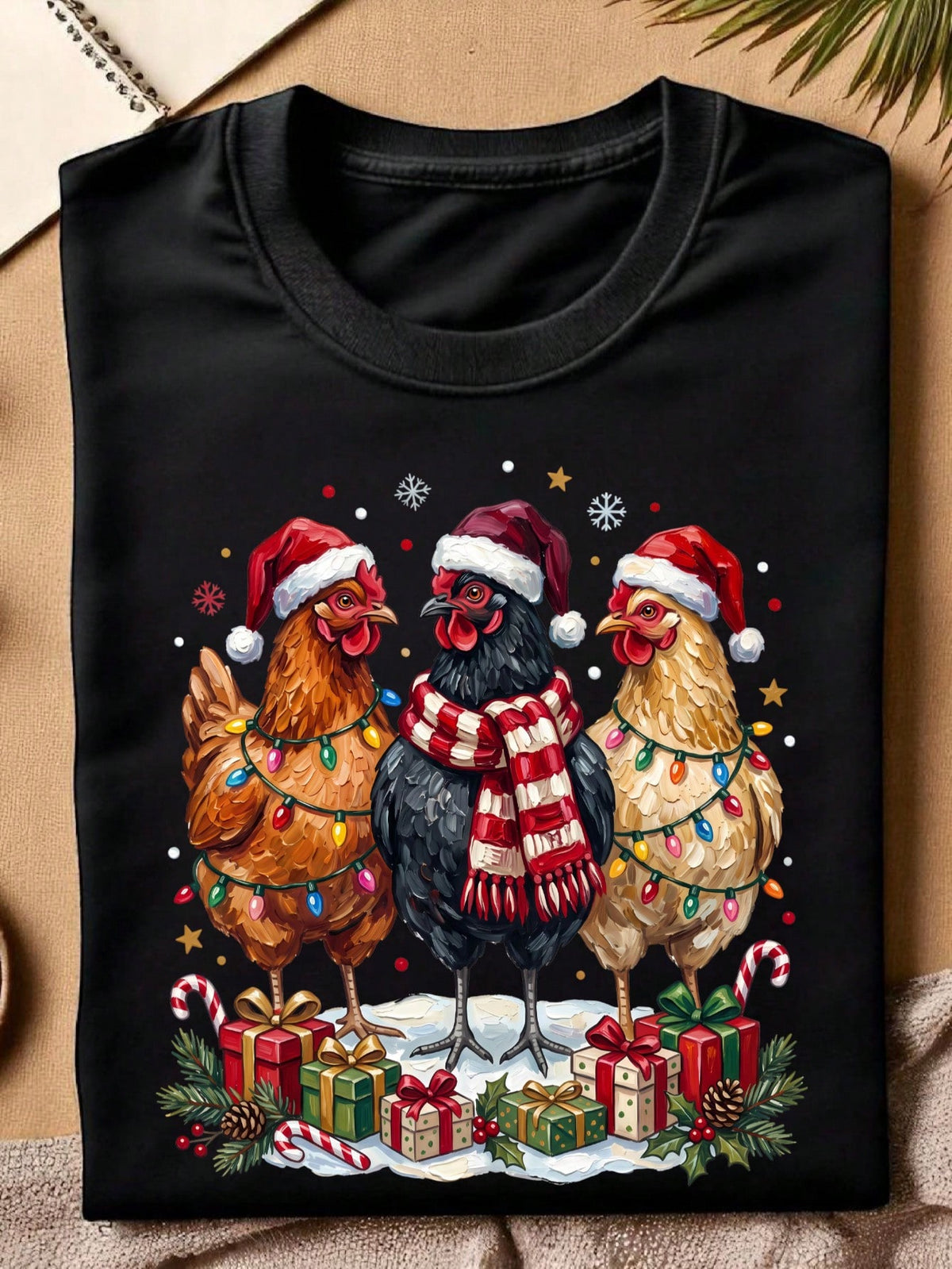 Christmas Chicken T-Shirt