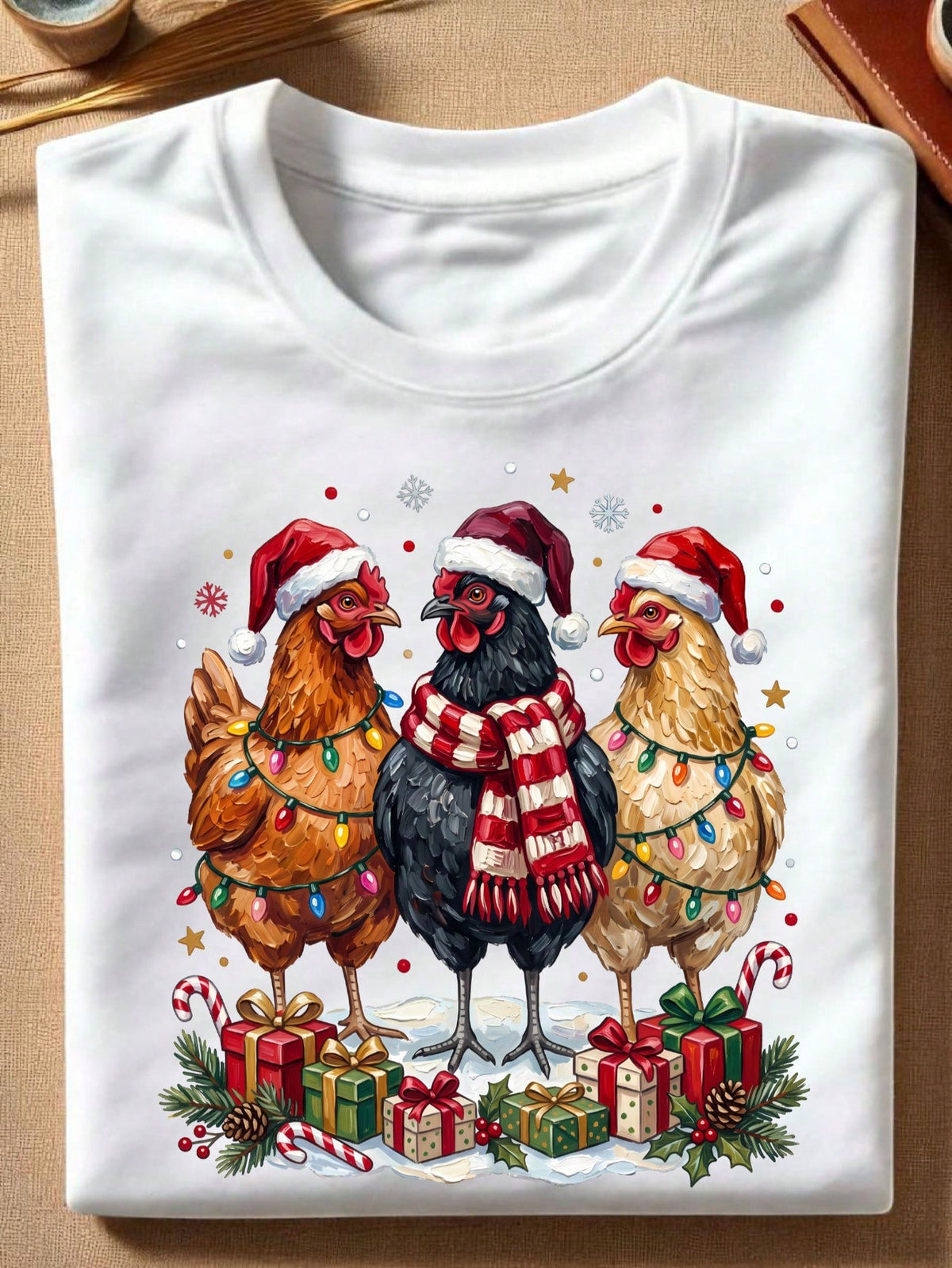 Christmas Chicken T-Shirt