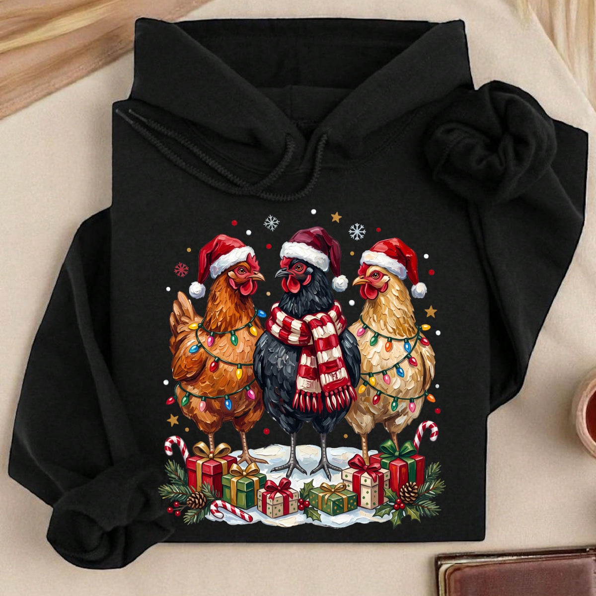 Christmas Chicken Hoodie
